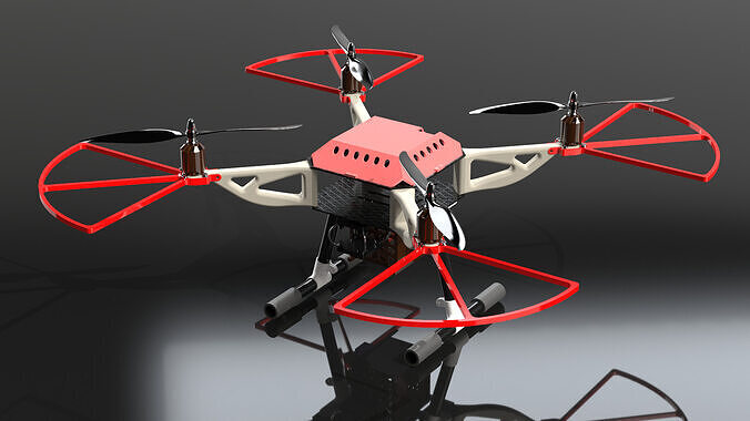Quad Copter - UAV 3D print model