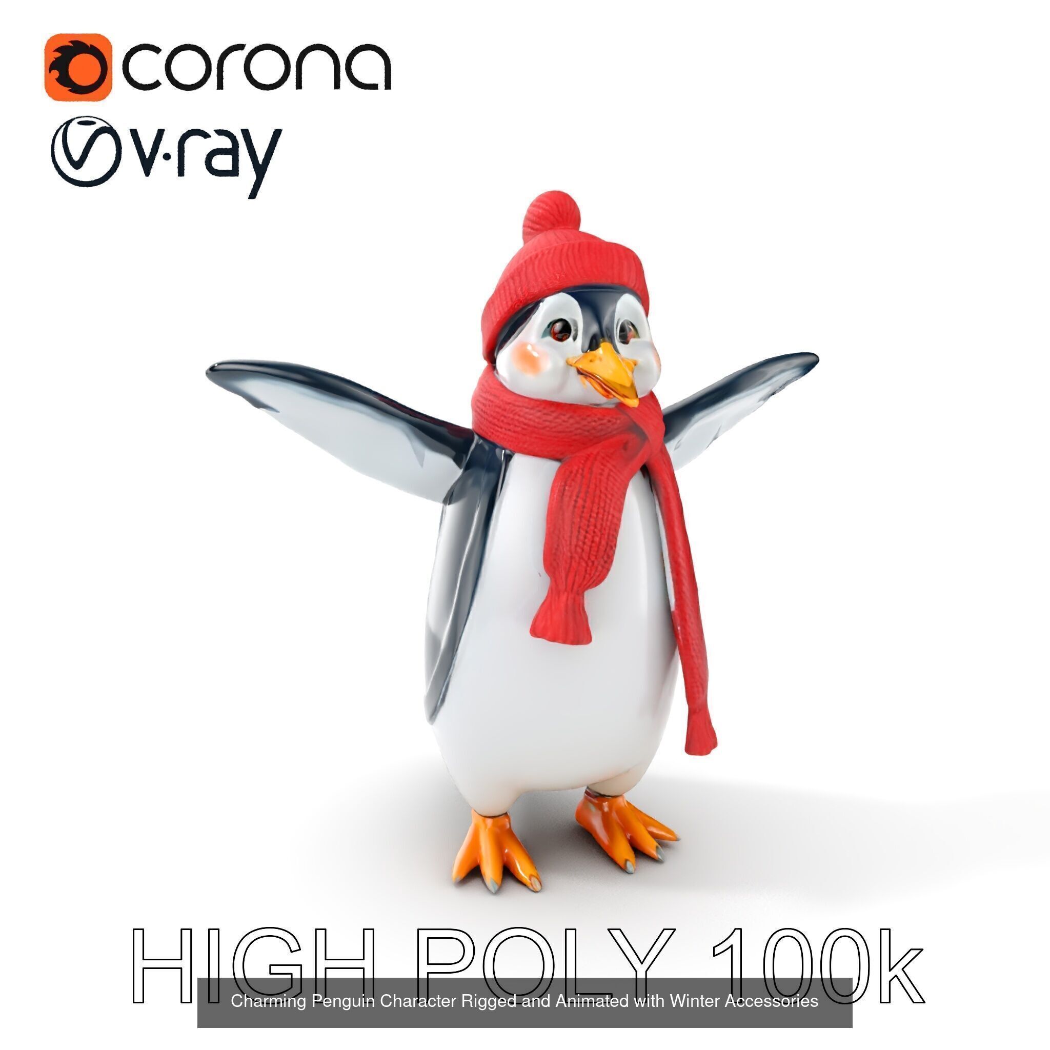 Charming Creature Couture 3D Model Collection_18