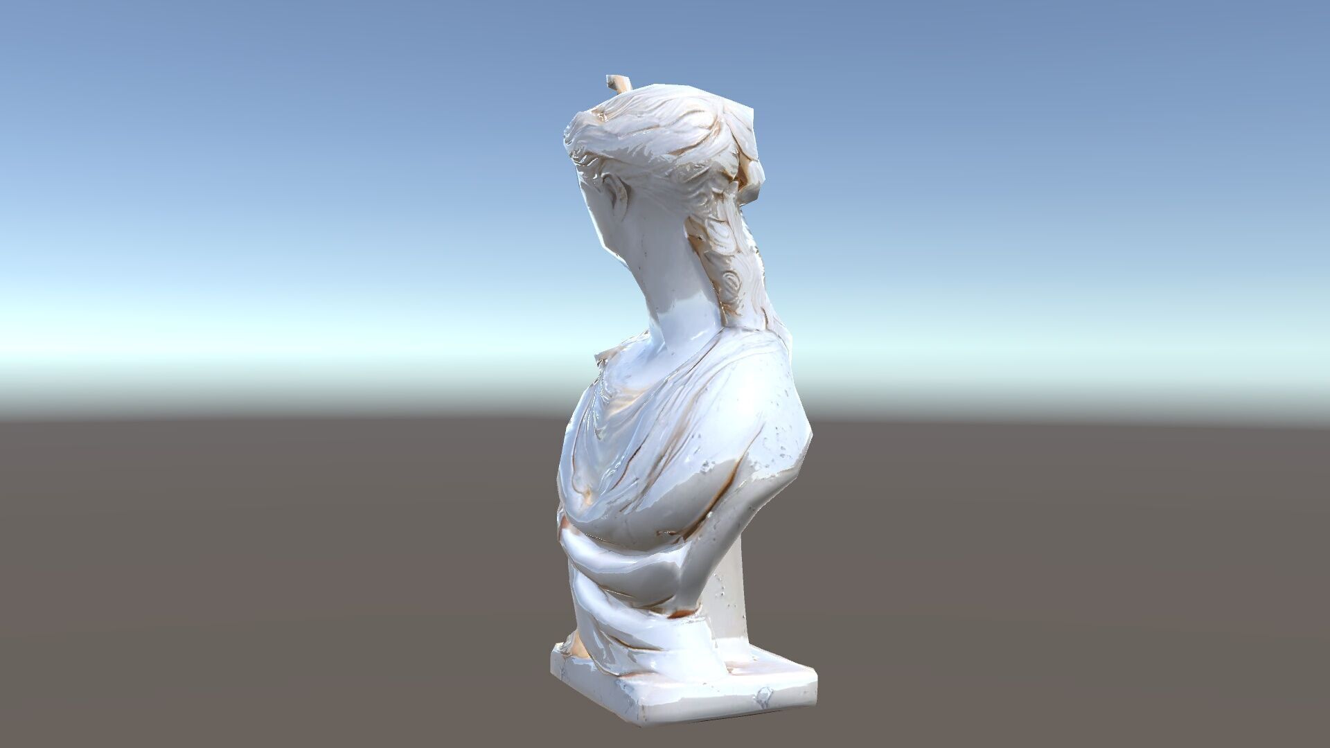 Classical Bust Sculpture Model Pack Low-poly 3D model_34