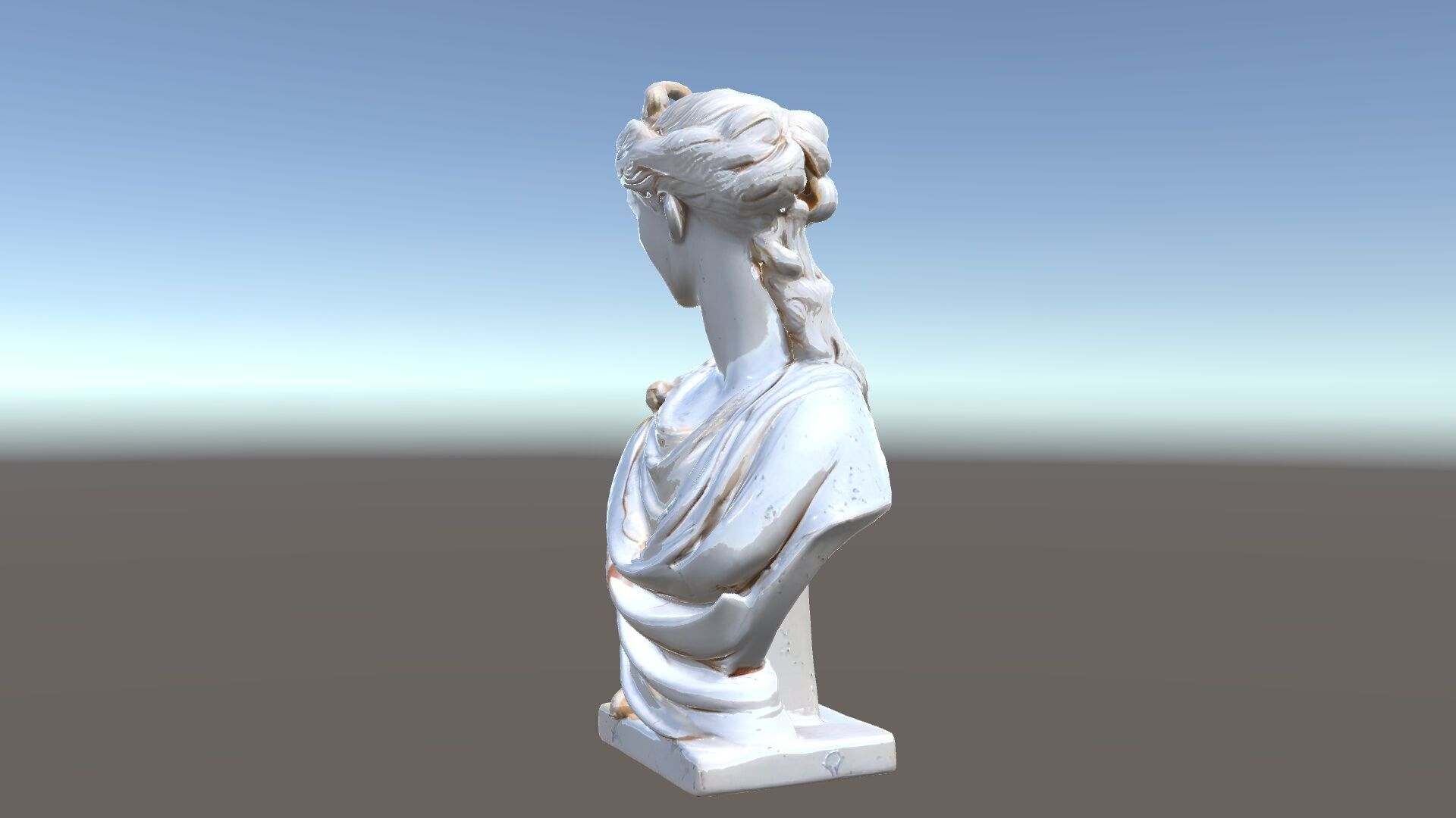 Classical Bust Sculpture Model Pack Low-poly 3D model_33