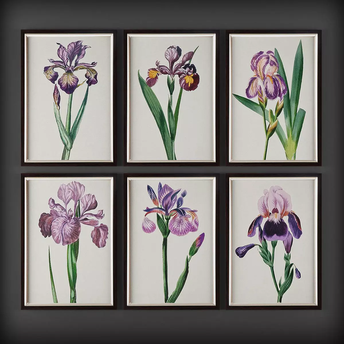 Picture Frames Low-poly 3D model_0