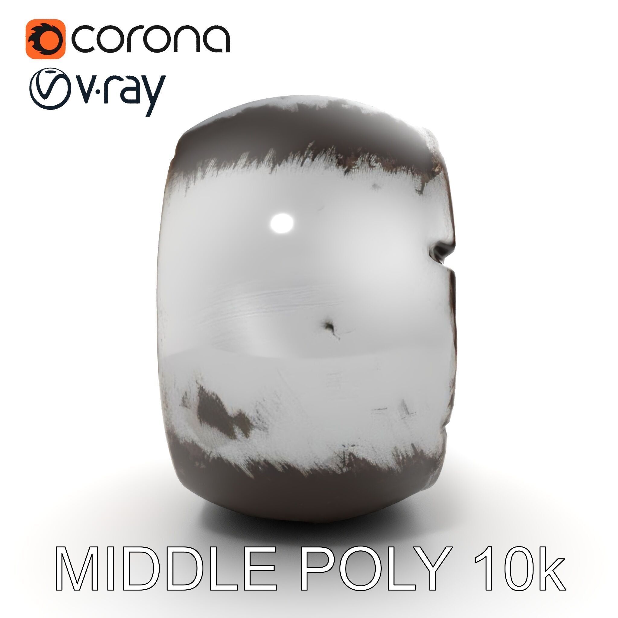 Pipe Crosssection Model Pack with Materials Low-poly 3D model_13