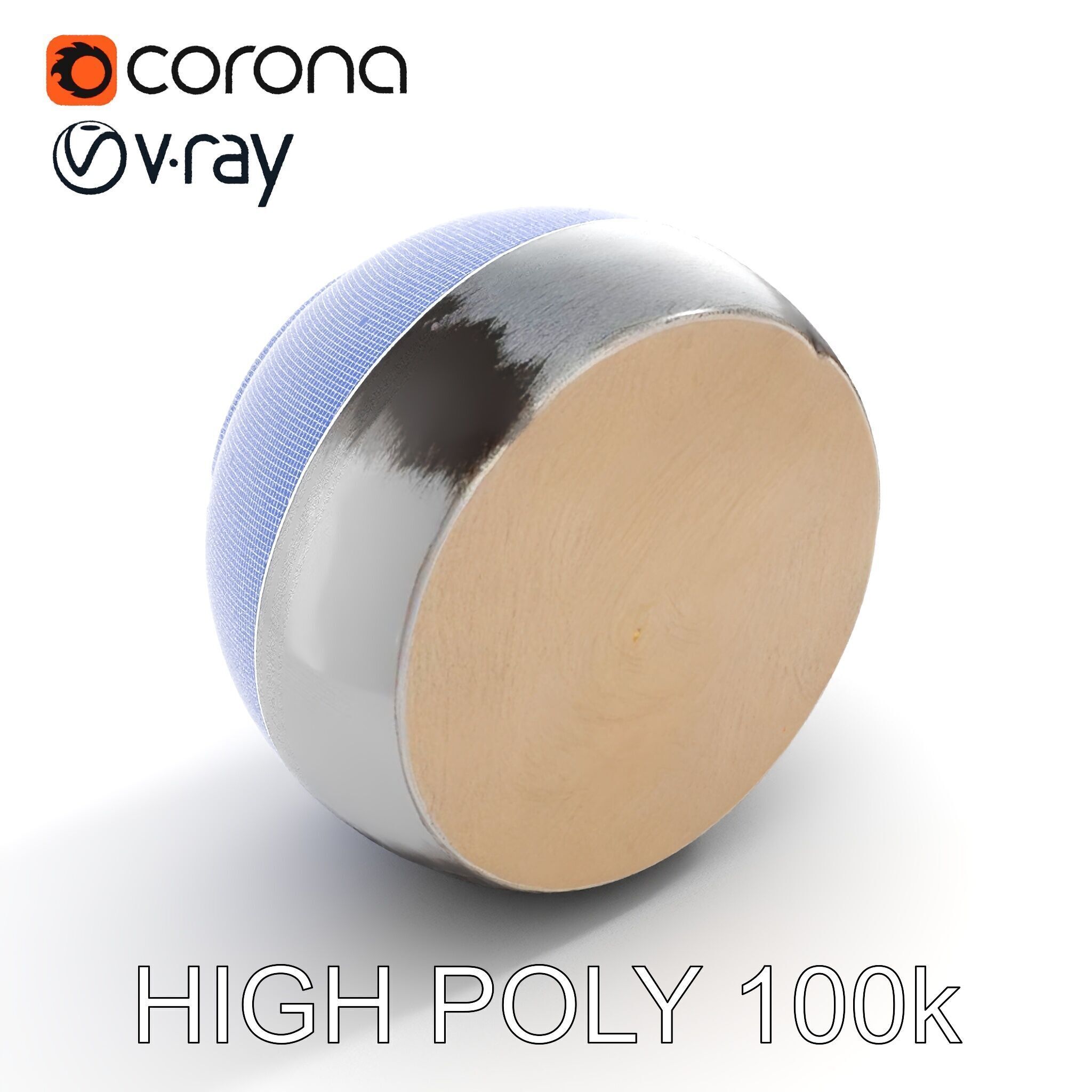 Pipe Crosssection Model Pack with Materials Low-poly 3D model_18