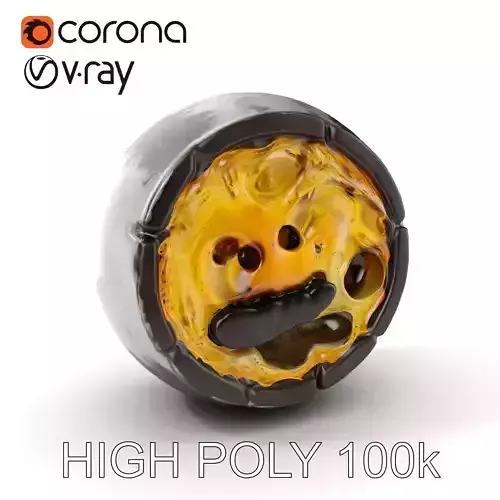 Pipe Crosssection Model Pack with Materials Low-poly 3D model