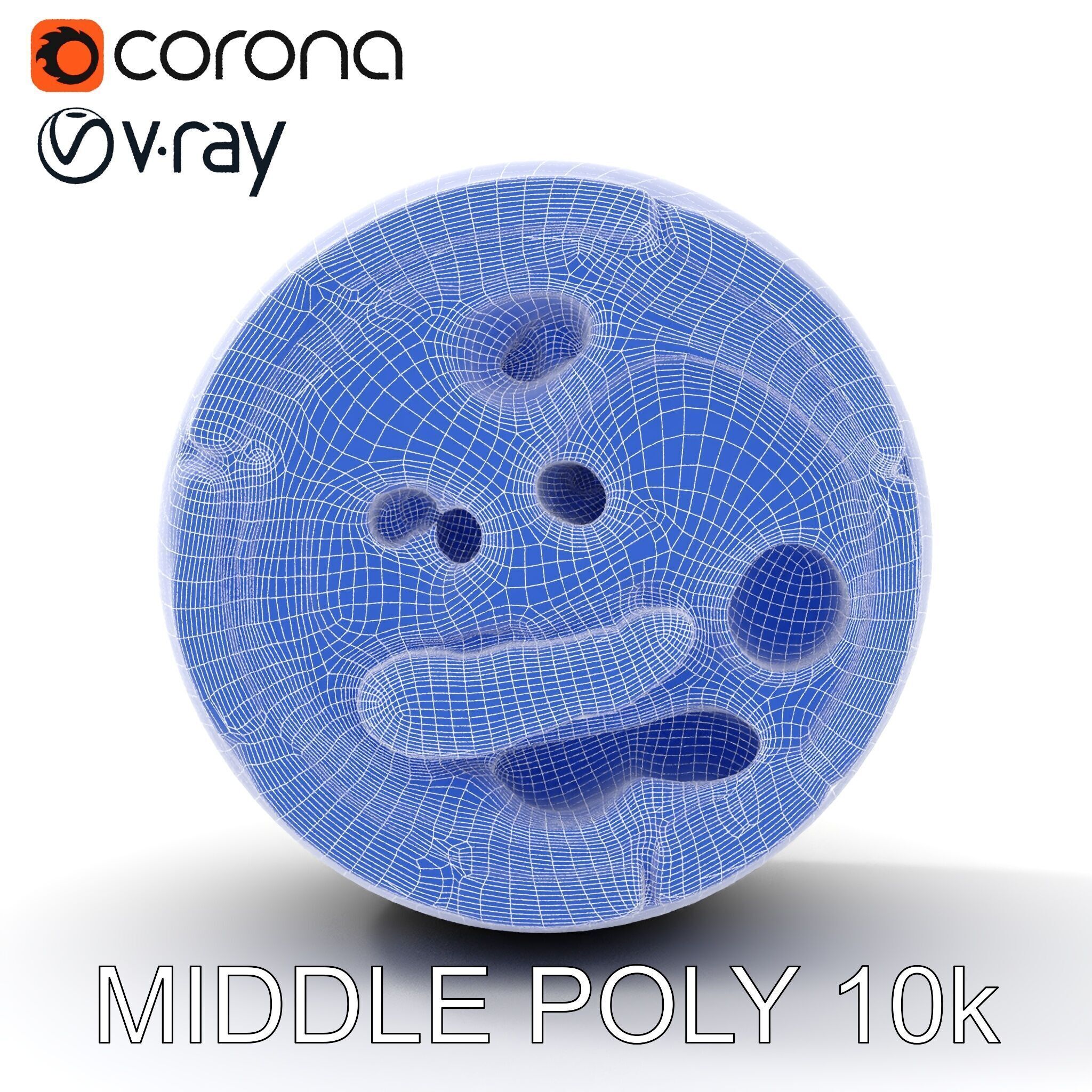 Pipe Crosssection Model Pack with Materials Low-poly 3D model_25