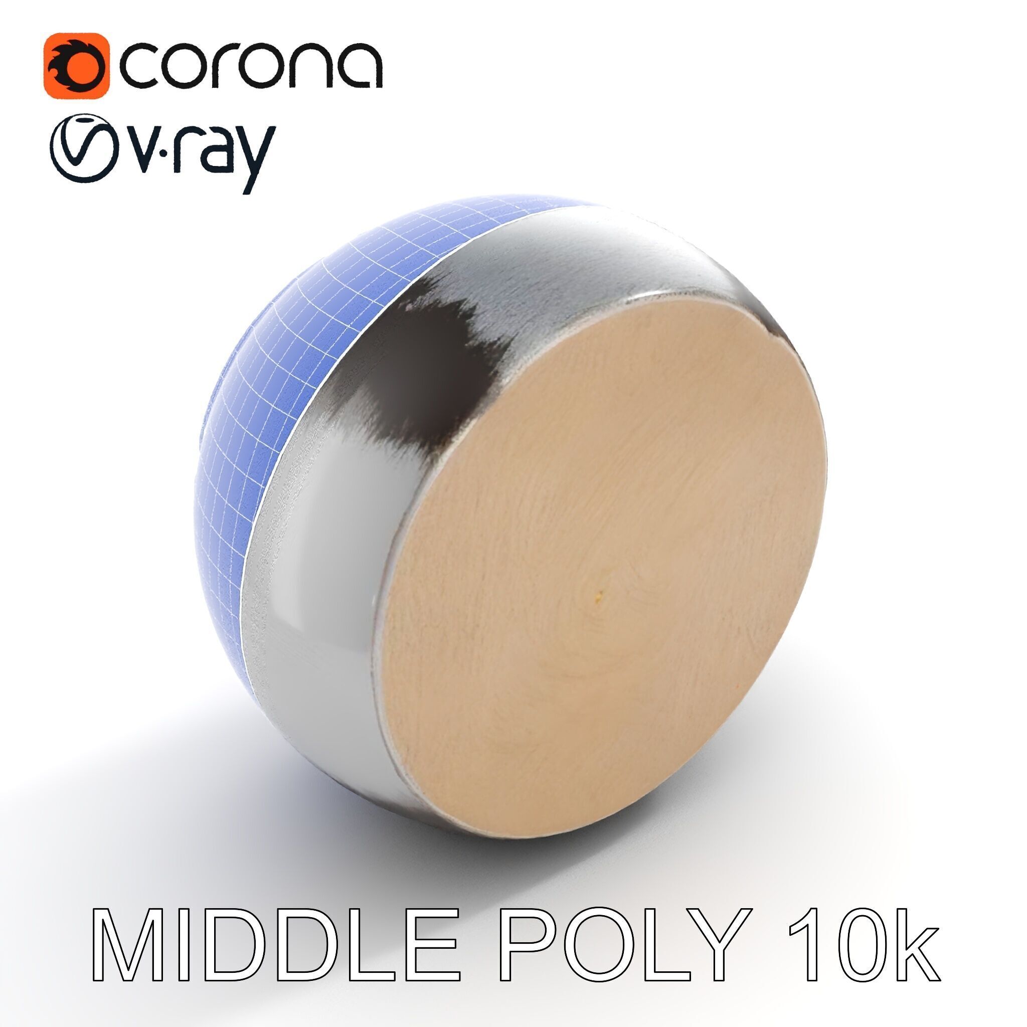 Pipe Crosssection Model Pack with Materials Low-poly 3D model_22