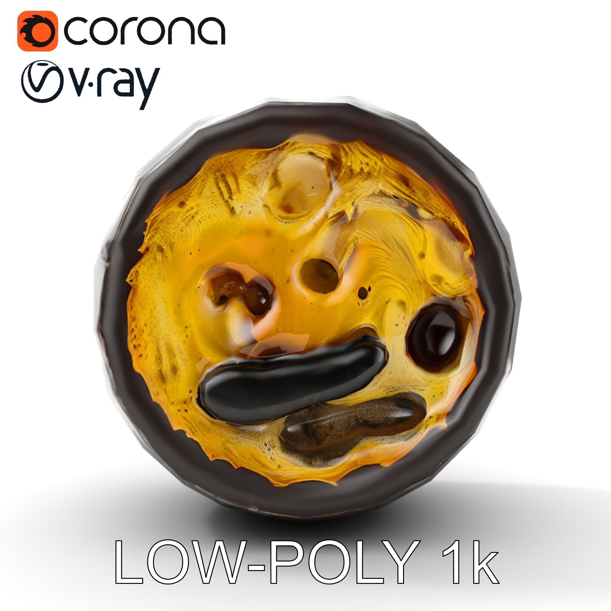 Pipe Crosssection Model Pack with Materials Low-poly 3D model_17