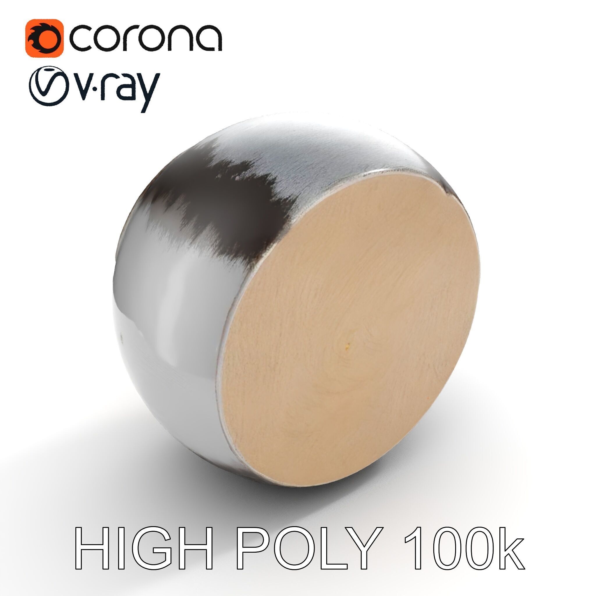 Pipe Crosssection Model Pack with Materials Low-poly 3D model_12