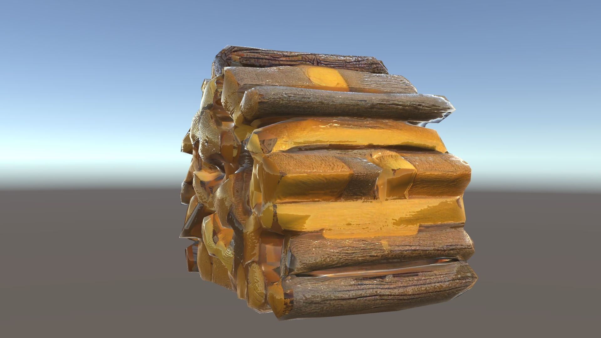 Stacked Firewood Model Pack  Realistic Wood Pile Low-poly 3D model_34