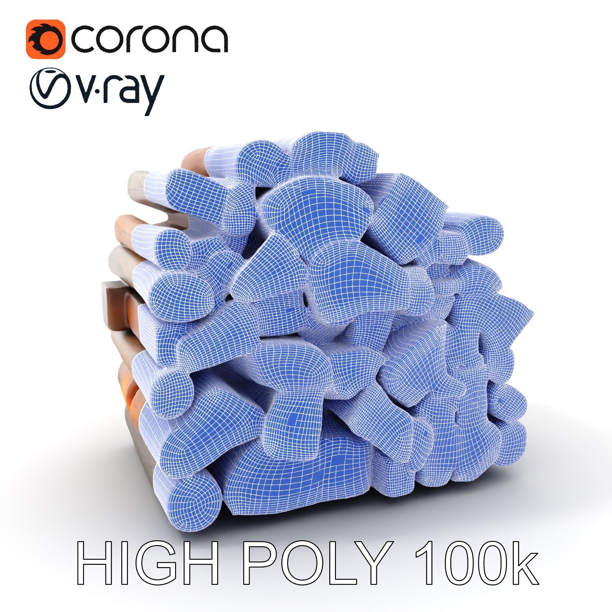 Stacked Firewood Model Pack  Realistic Wood Pile Low-poly 3D model_4