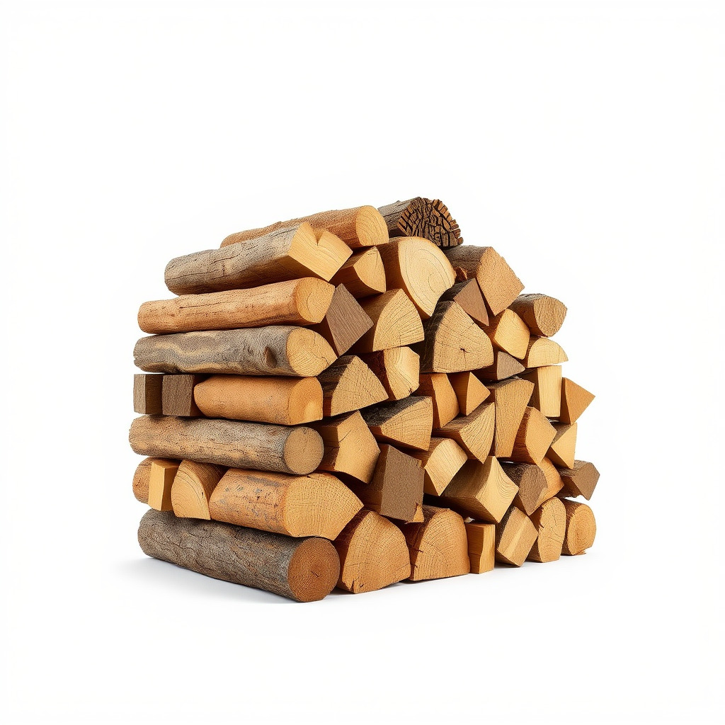 Stacked Firewood Model Pack  Realistic Wood Pile Low-poly 3D model_2