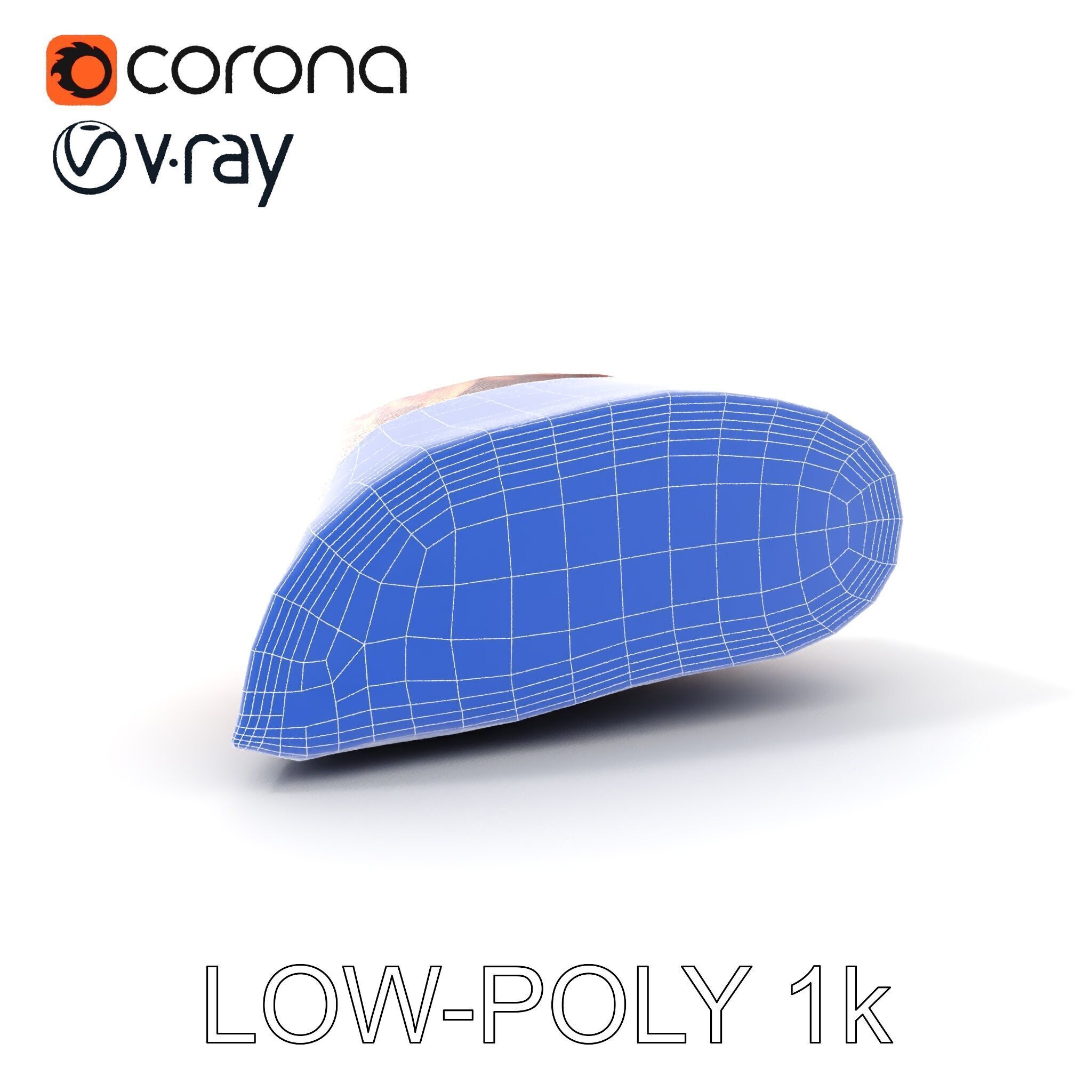 Realistic Steak D model pack Low-poly 3D model_26