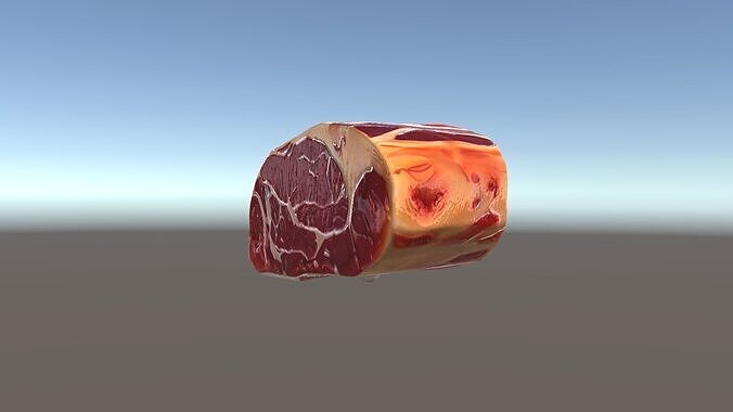 Realistic Steak D model pack Low-poly 3D model 5