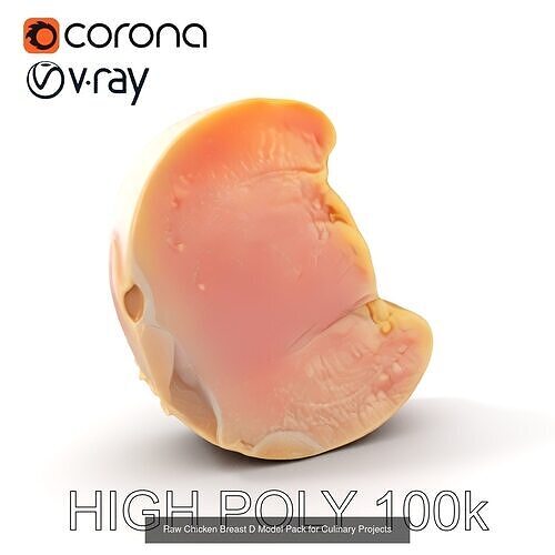 Ultimate 3D Meat Cuts Collection 3D Model Pack 4
