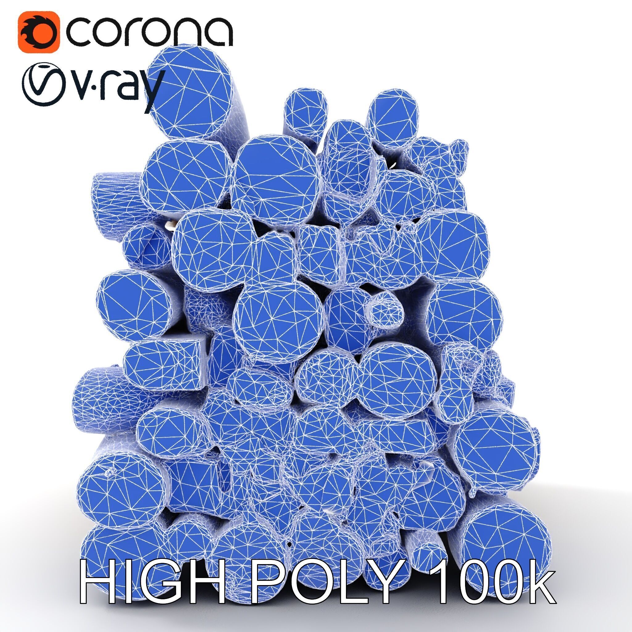 Realistic Firewood Logs Stack Model Pack for D Environments Texture_35