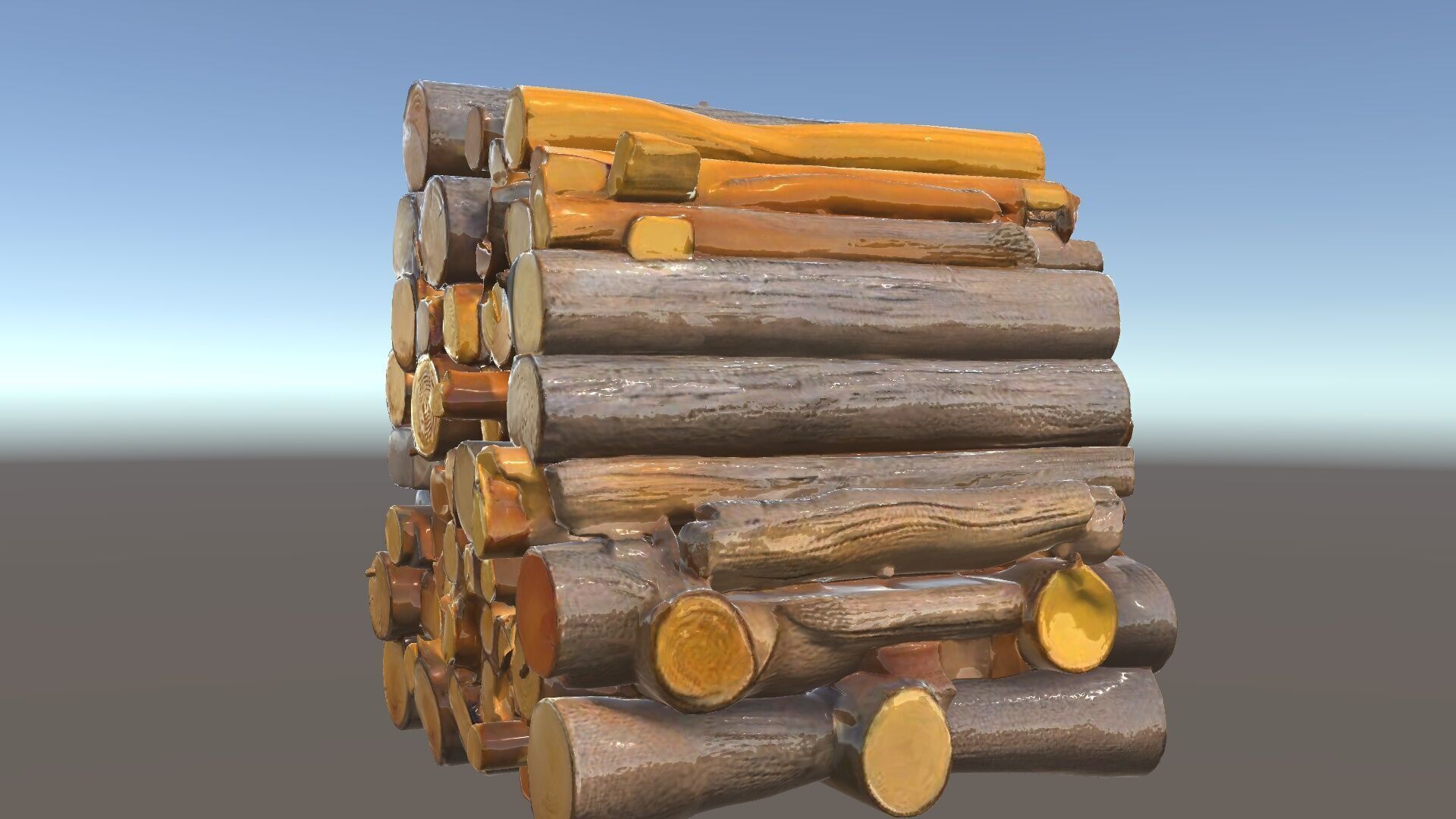 Realistic Firewood Logs Stack Model Pack for D Environments Texture_5