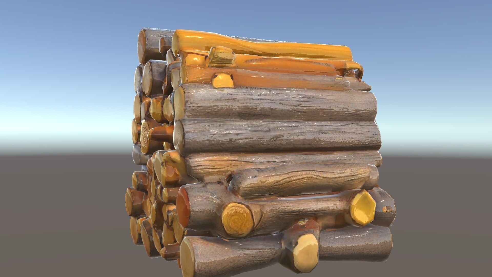 Realistic Firewood Logs Stack Model Pack for D Environments Texture_33
