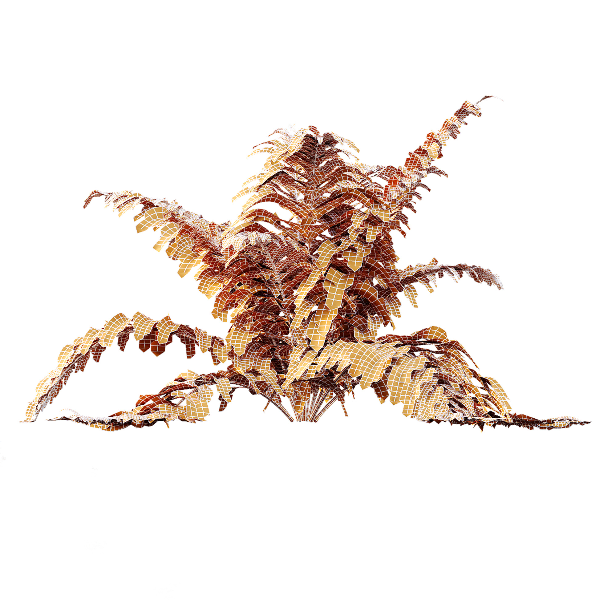 AV 10 Different colorful spring bushes 3D model_16