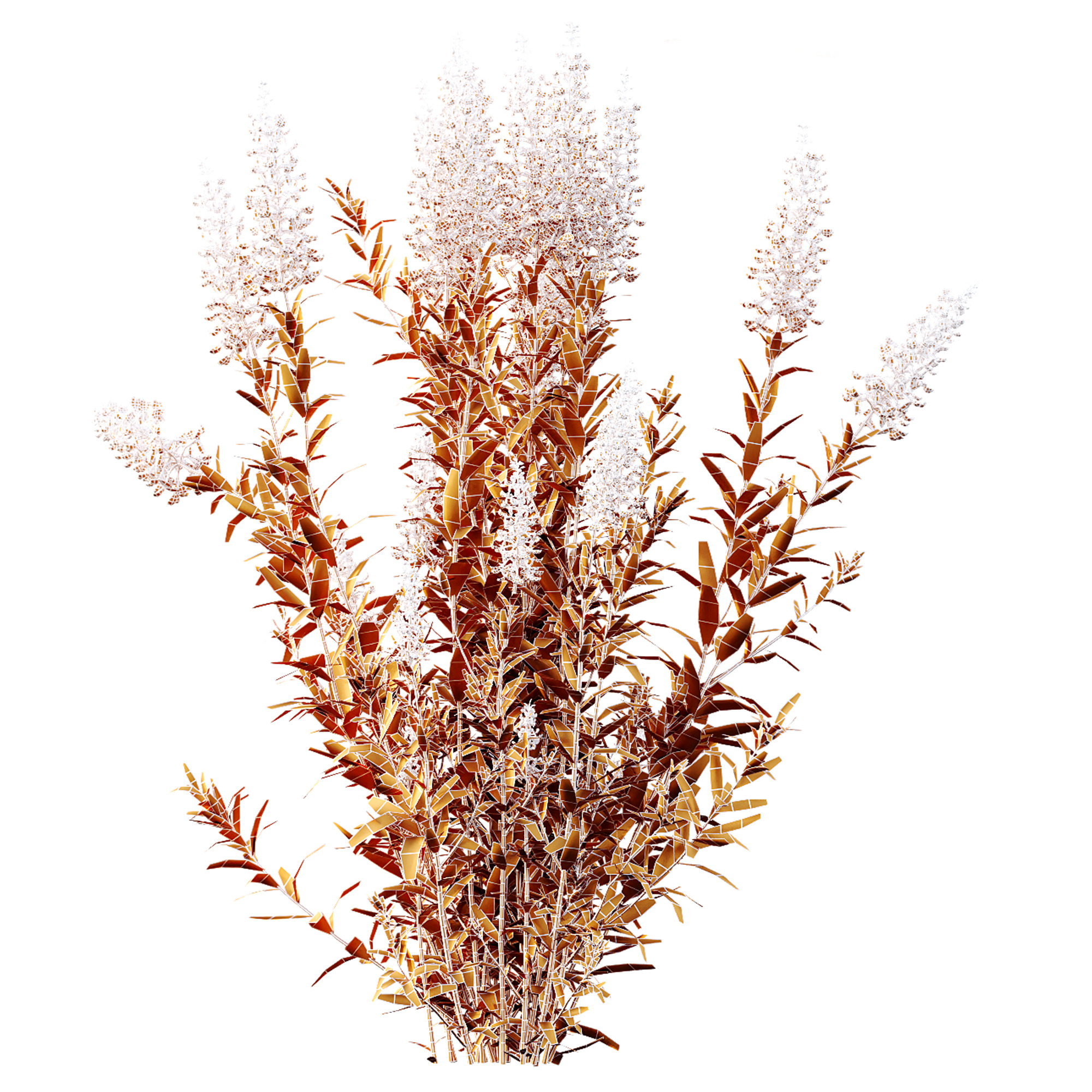 AV 10 Different colorful spring bushes 3D model_17