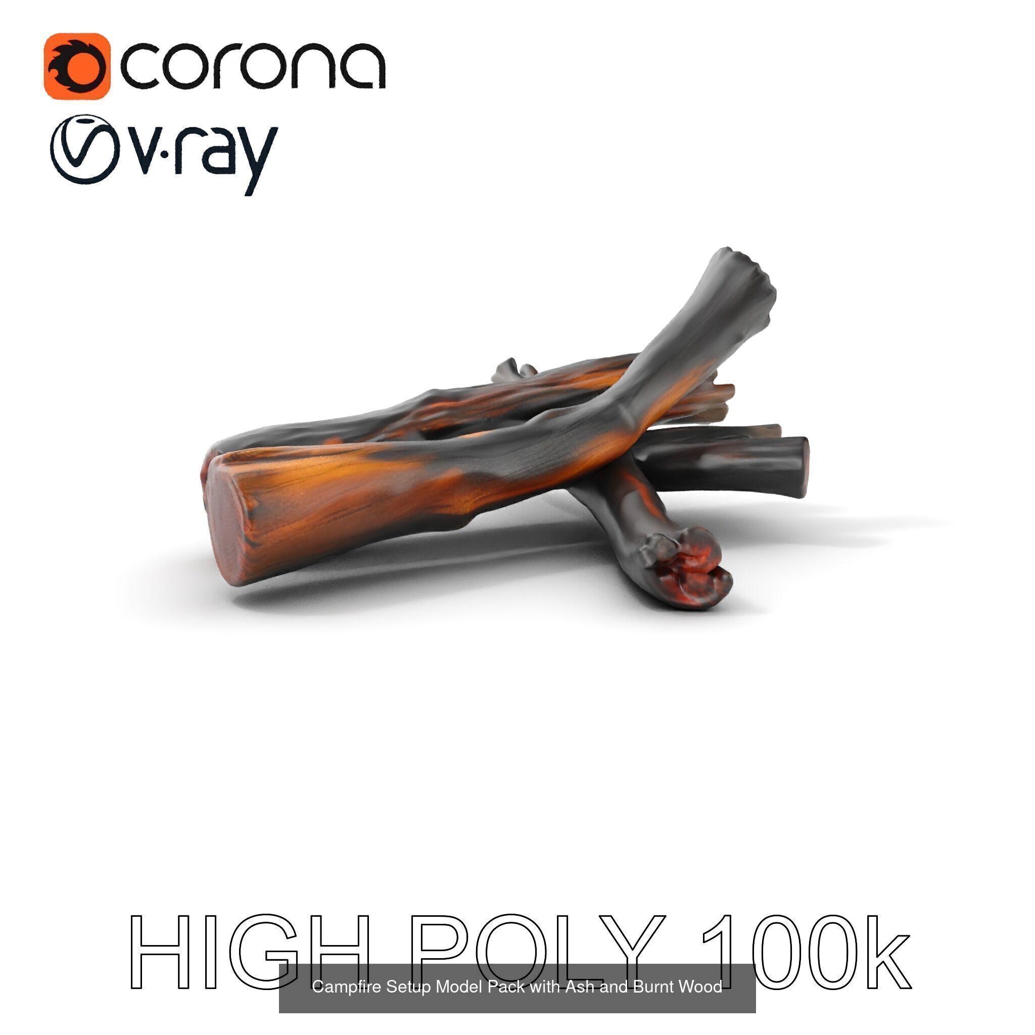 Abandoned Fire Pit Scenes 3D Model Collection_24