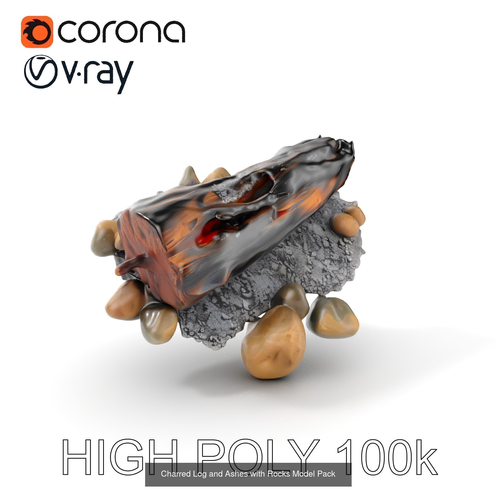 Abandoned Fire Pit Scenes 3D Model Collection_17