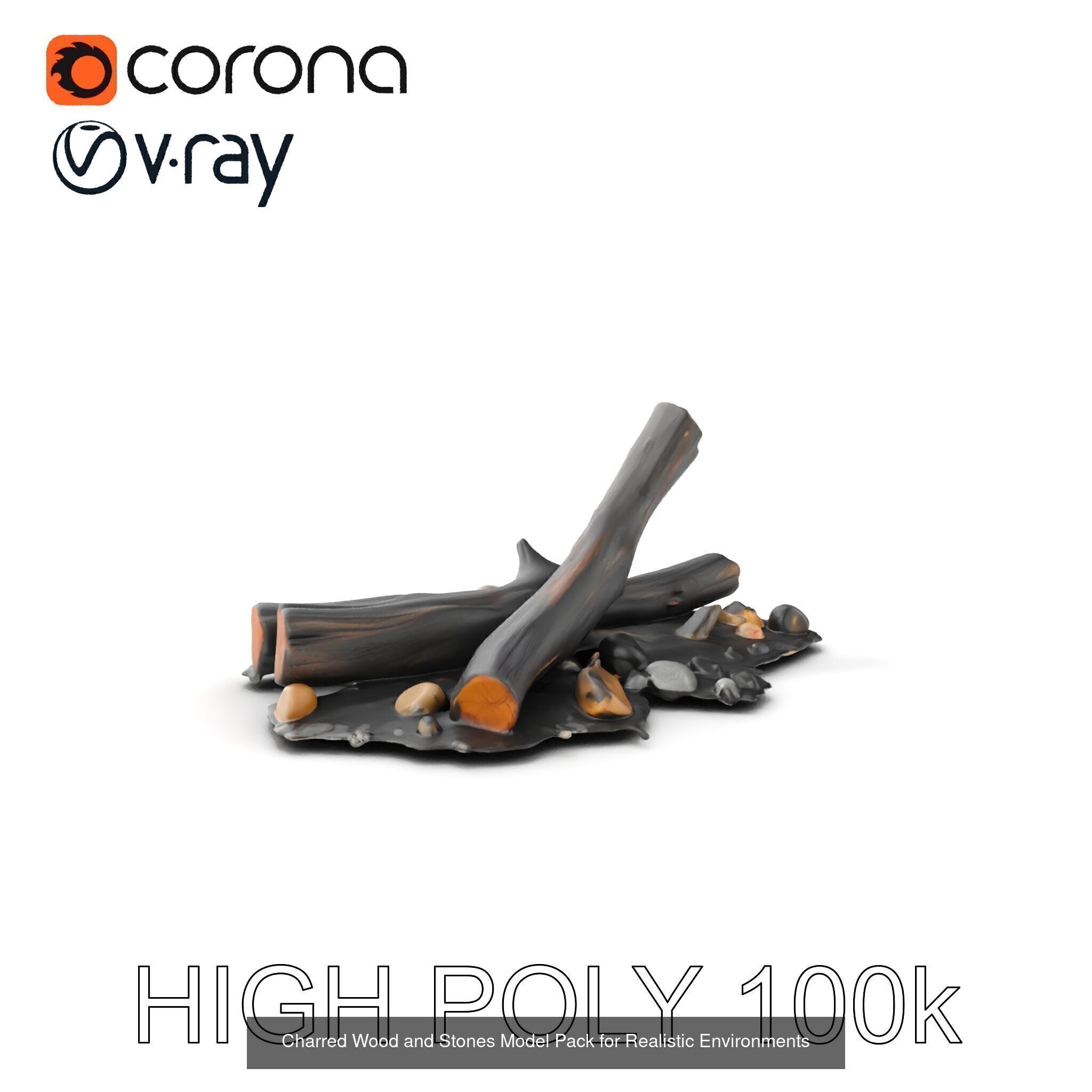 Abandoned Fire Pit Scenes 3D Model Collection_23