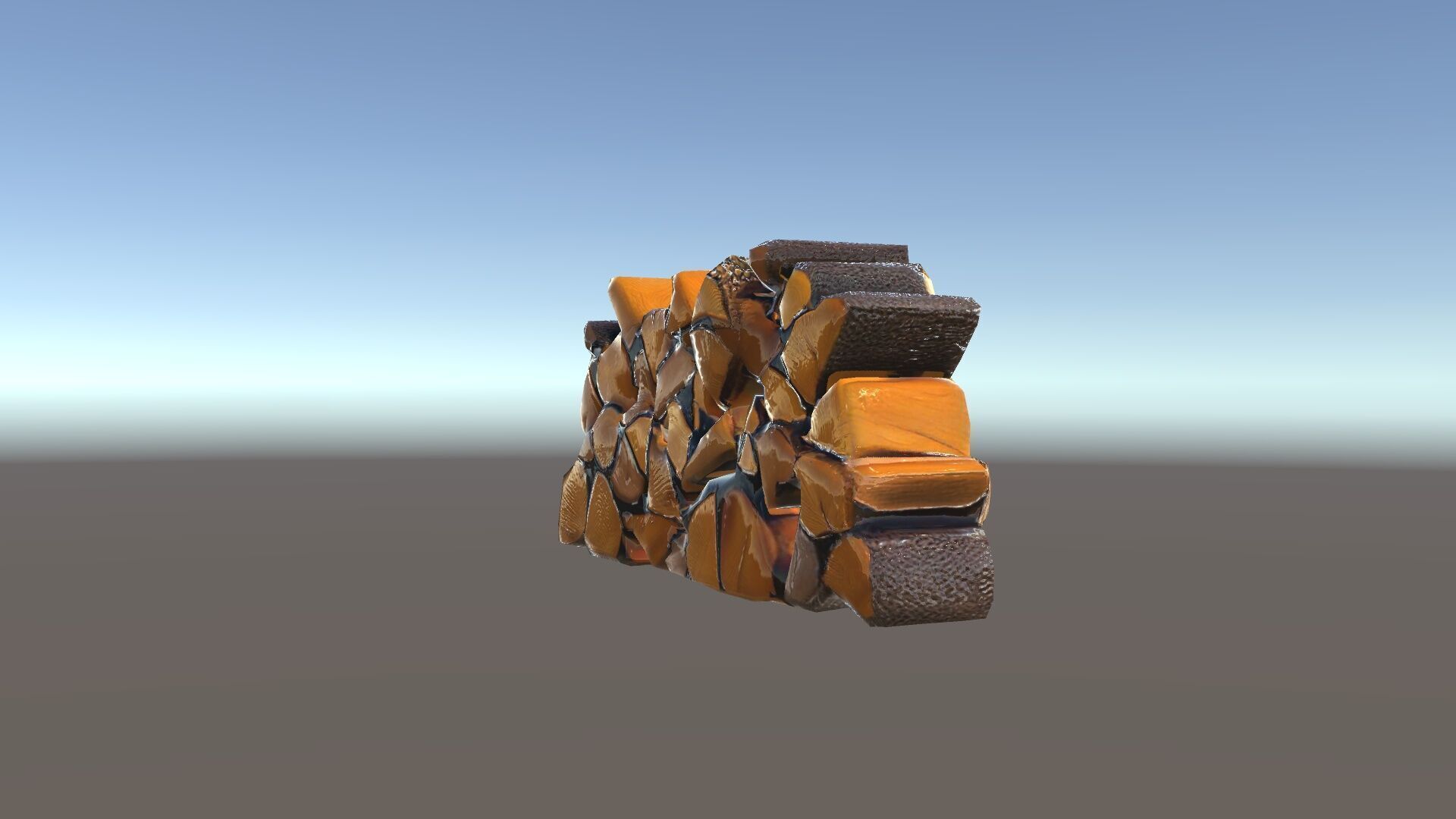 Firewood Stack D Model Pack with Versatile Detail Low-poly 3D model_34