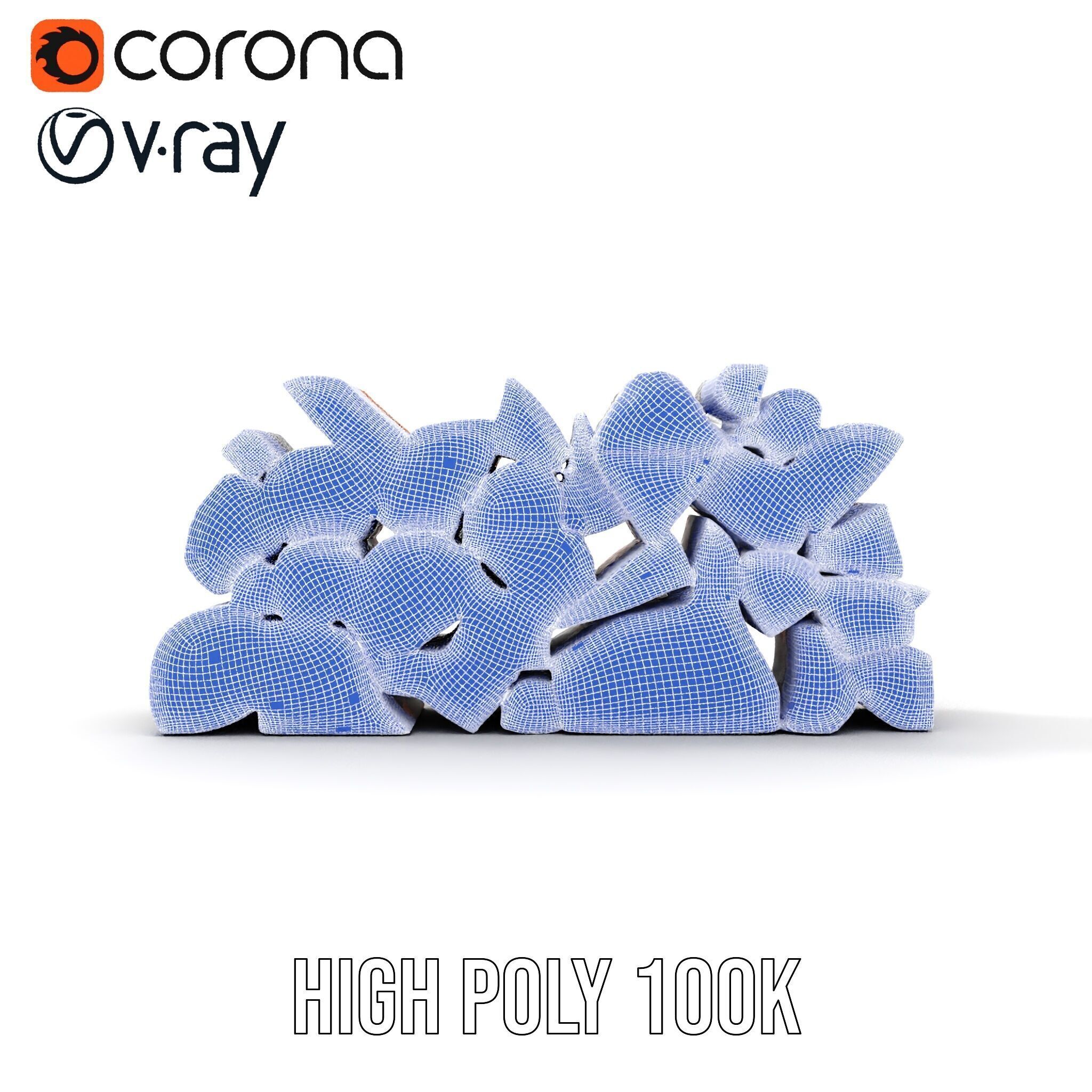 Firewood Stack D Model Pack with Versatile Detail Low-poly 3D model_32