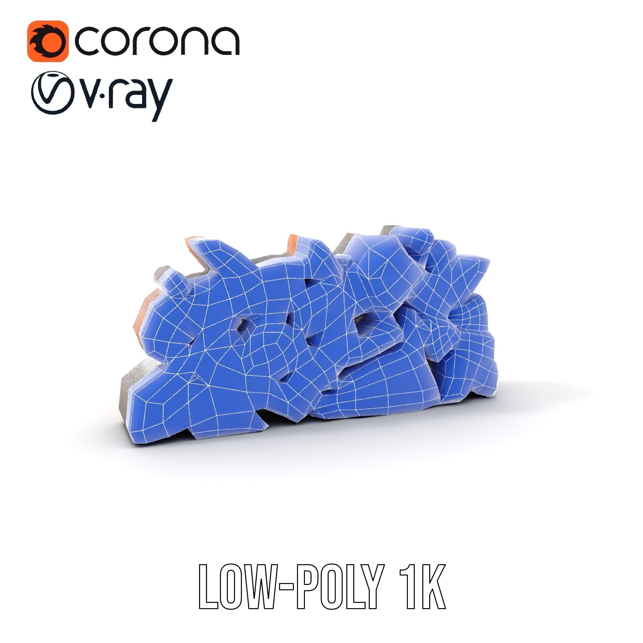 Firewood Stack D Model Pack with Versatile Detail Low-poly 3D model_23