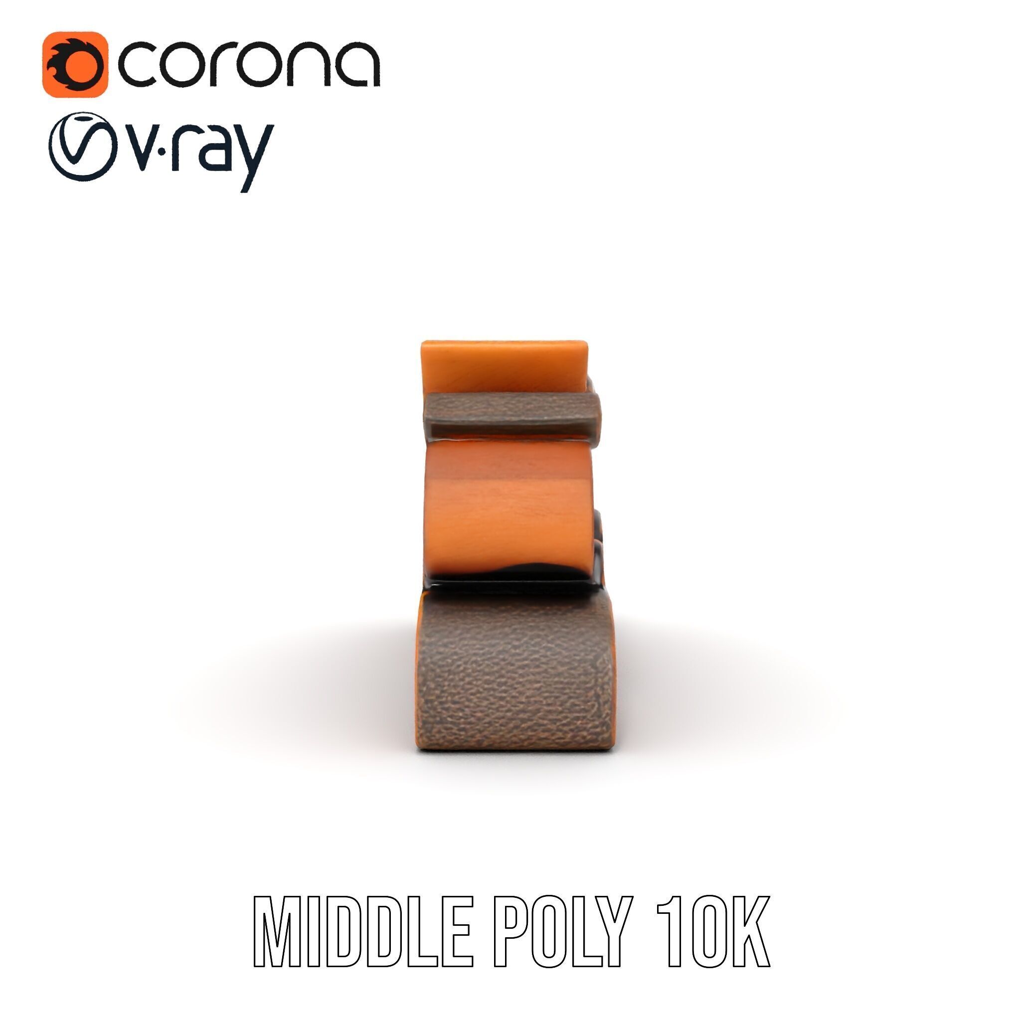 Firewood Stack D Model Pack with Versatile Detail Low-poly 3D model_19