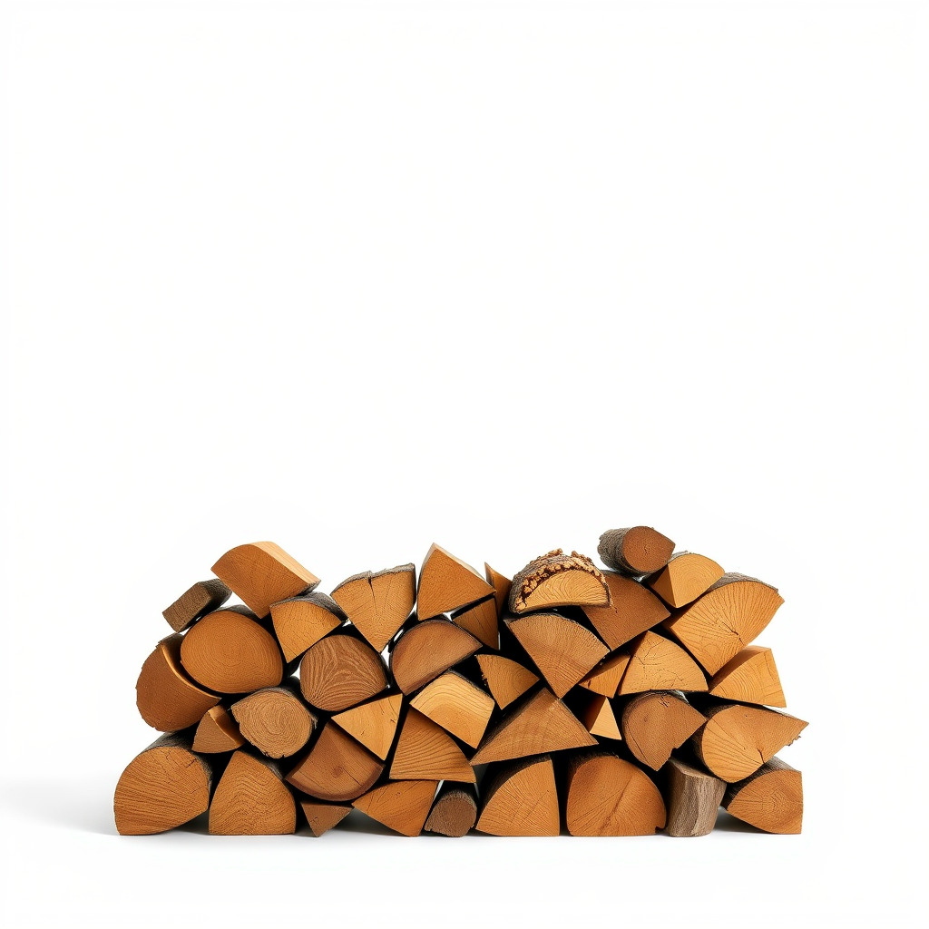 Firewood Stack D Model Pack with Versatile Detail Low-poly 3D model_2