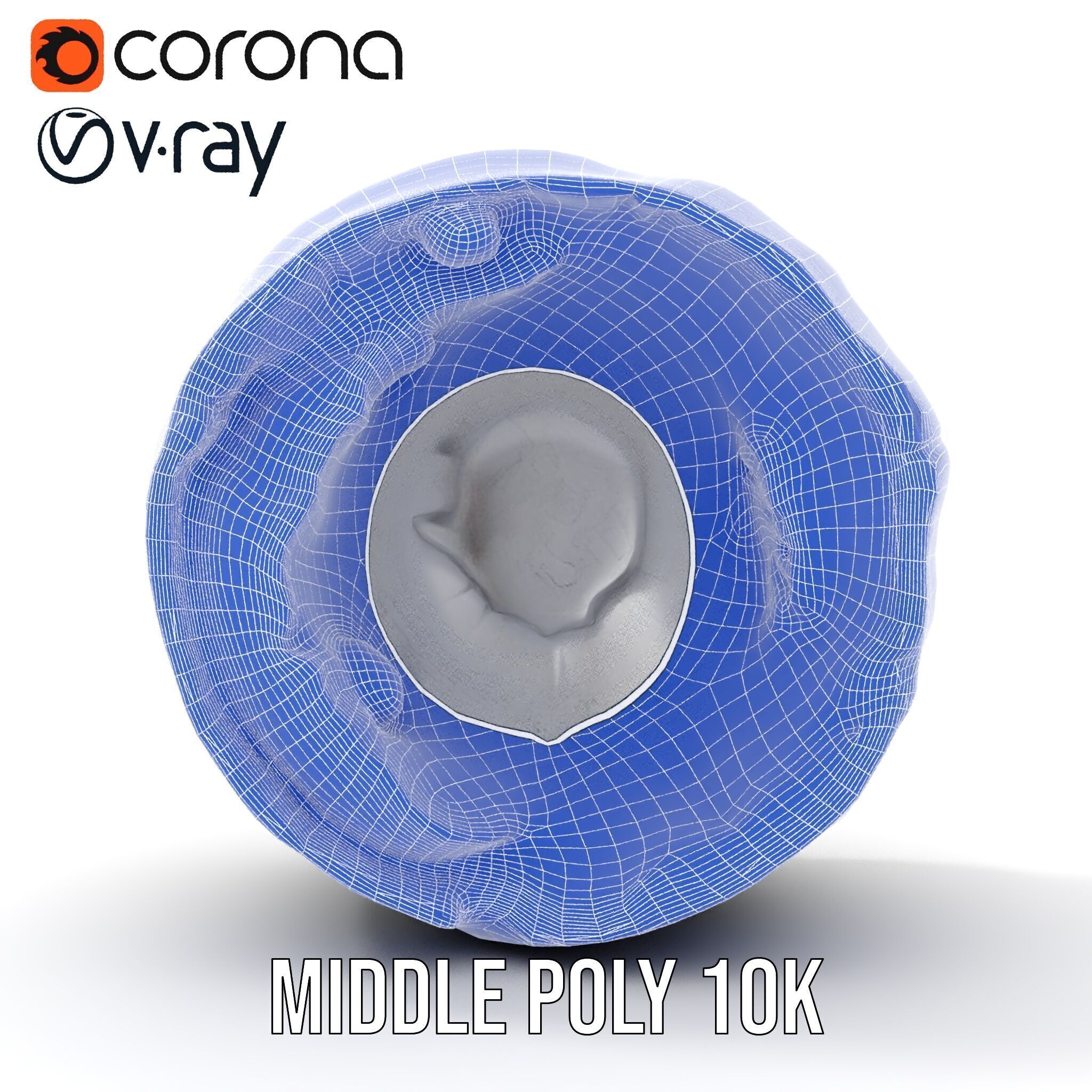 Cracked Stone Bowl Model Pack Low-poly 3D model_17