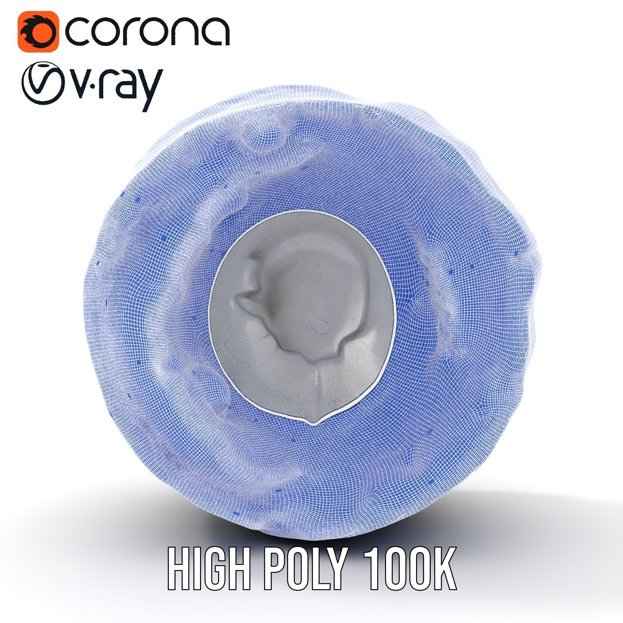 Cracked Stone Bowl Model Pack Low-poly 3D model_30