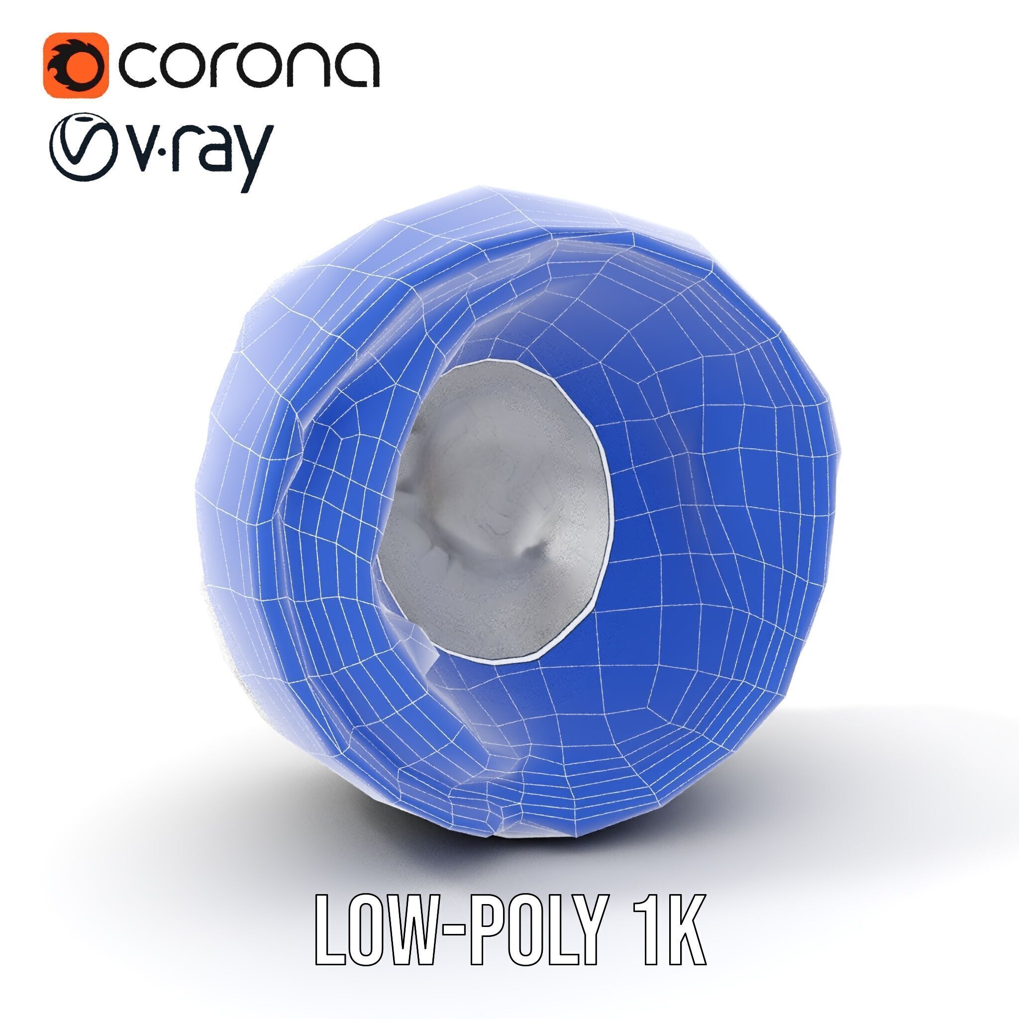 Cracked Stone Bowl Model Pack Low-poly 3D model_23