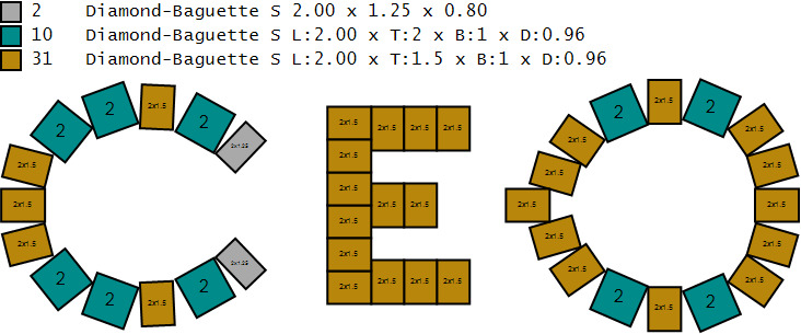 Custom CEO Double Layer Diamond Ring - BOSS Ring 3D print model_19