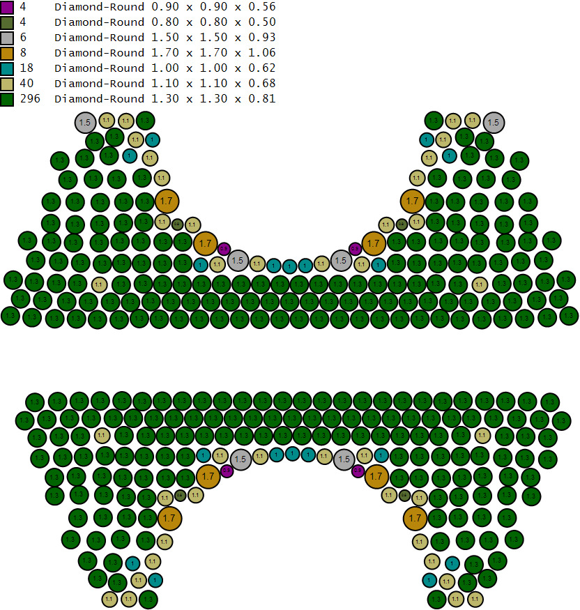 Custom CEO Double Layer Diamond Ring - BOSS Ring 3D print model_18