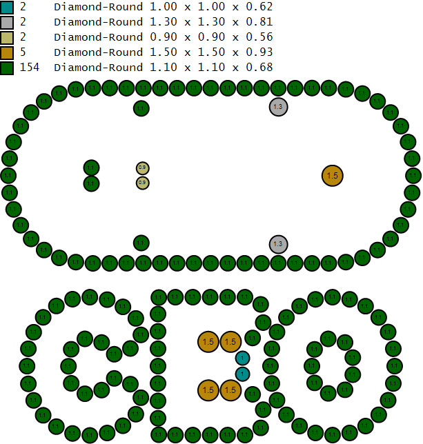 Custom CEO Double Layer Diamond Ring - BOSS Ring 3D print model_17