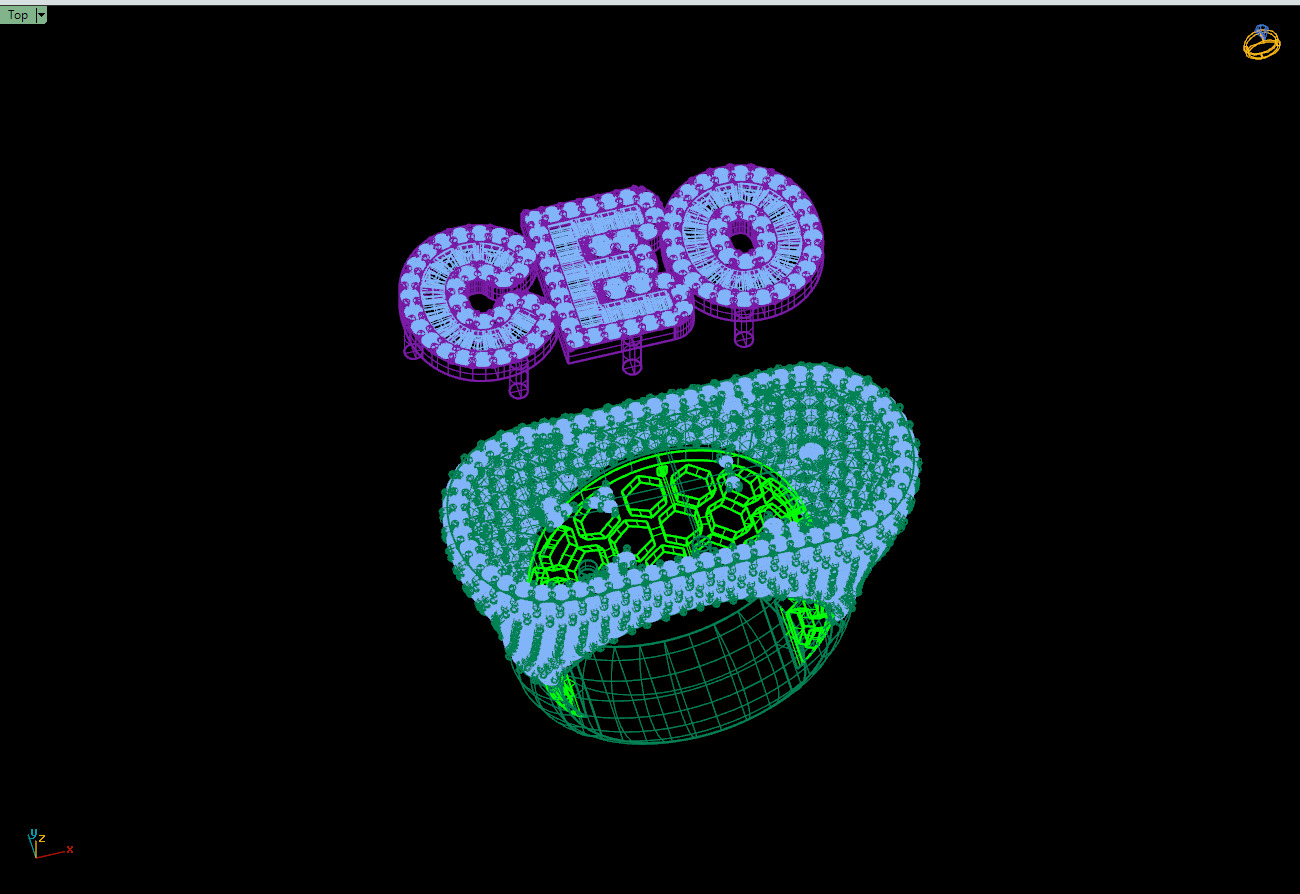 Custom CEO Double Layer Diamond Ring - BOSS Ring 3D print model_14