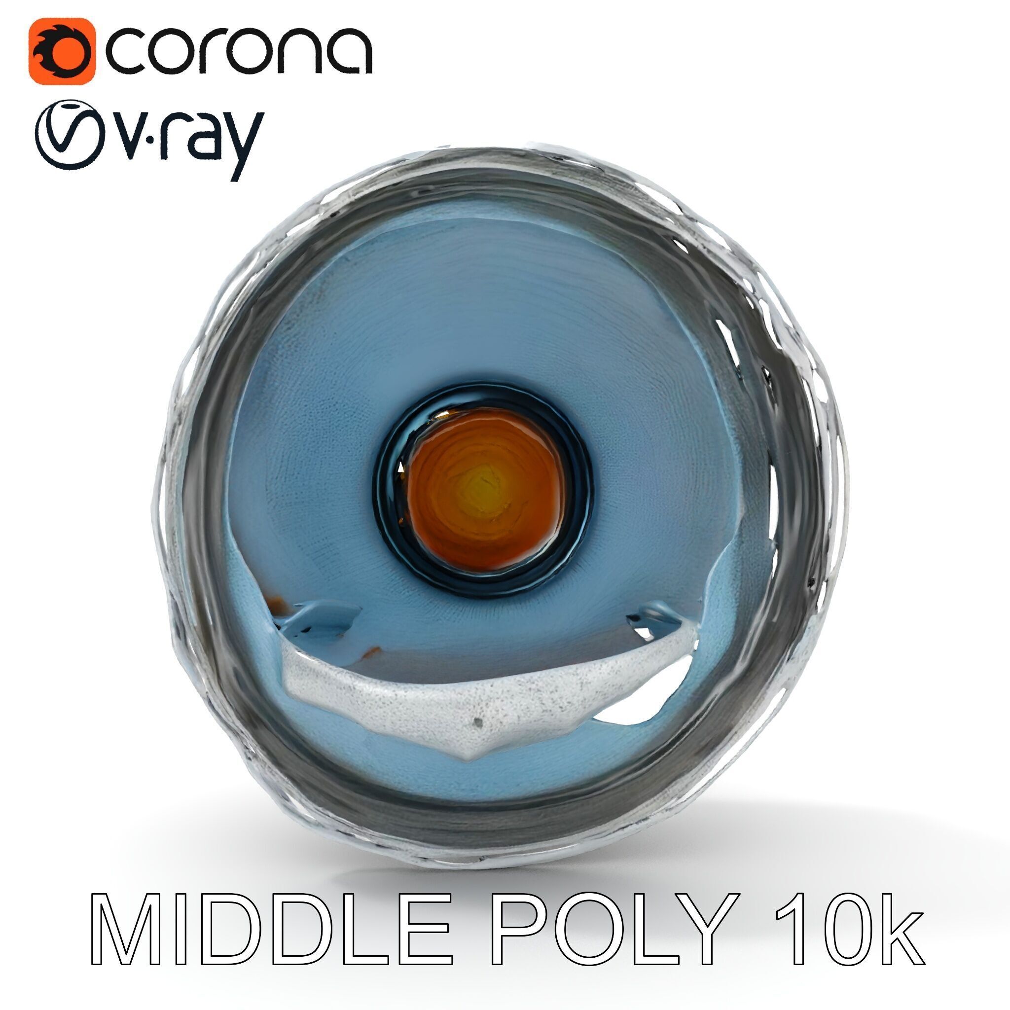 Layered Planet CrossSection Model Pack Low-poly 3D model_6