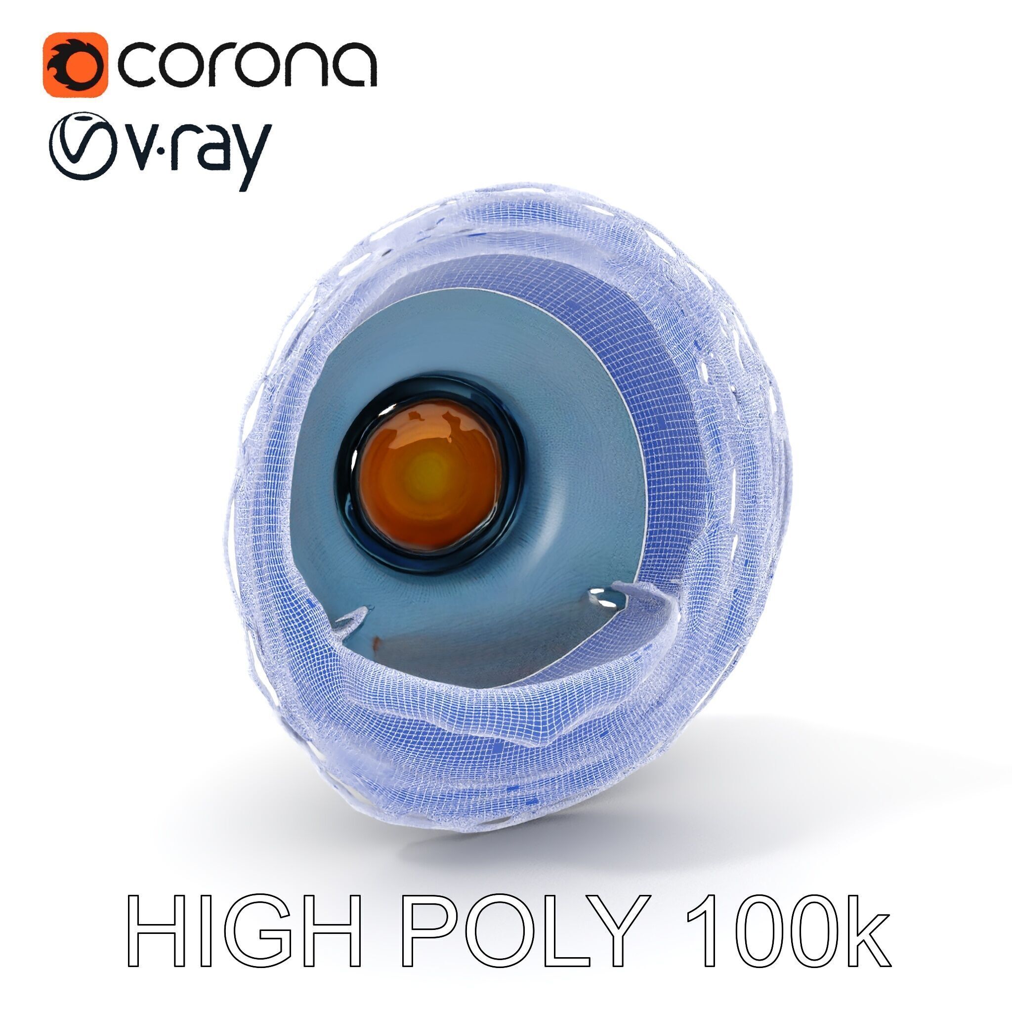 Layered Planet CrossSection Model Pack Low-poly 3D model_4