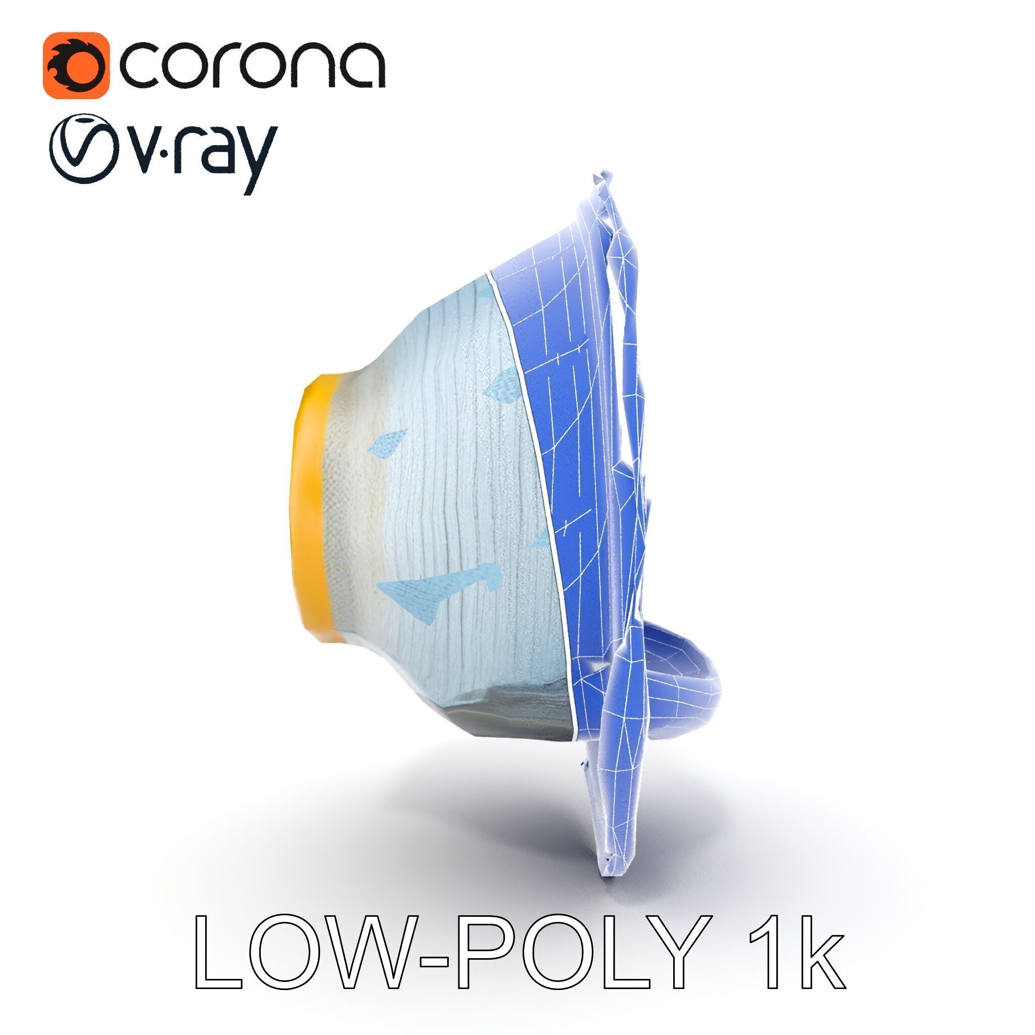 Layered Planet CrossSection Model Pack Low-poly 3D model_31