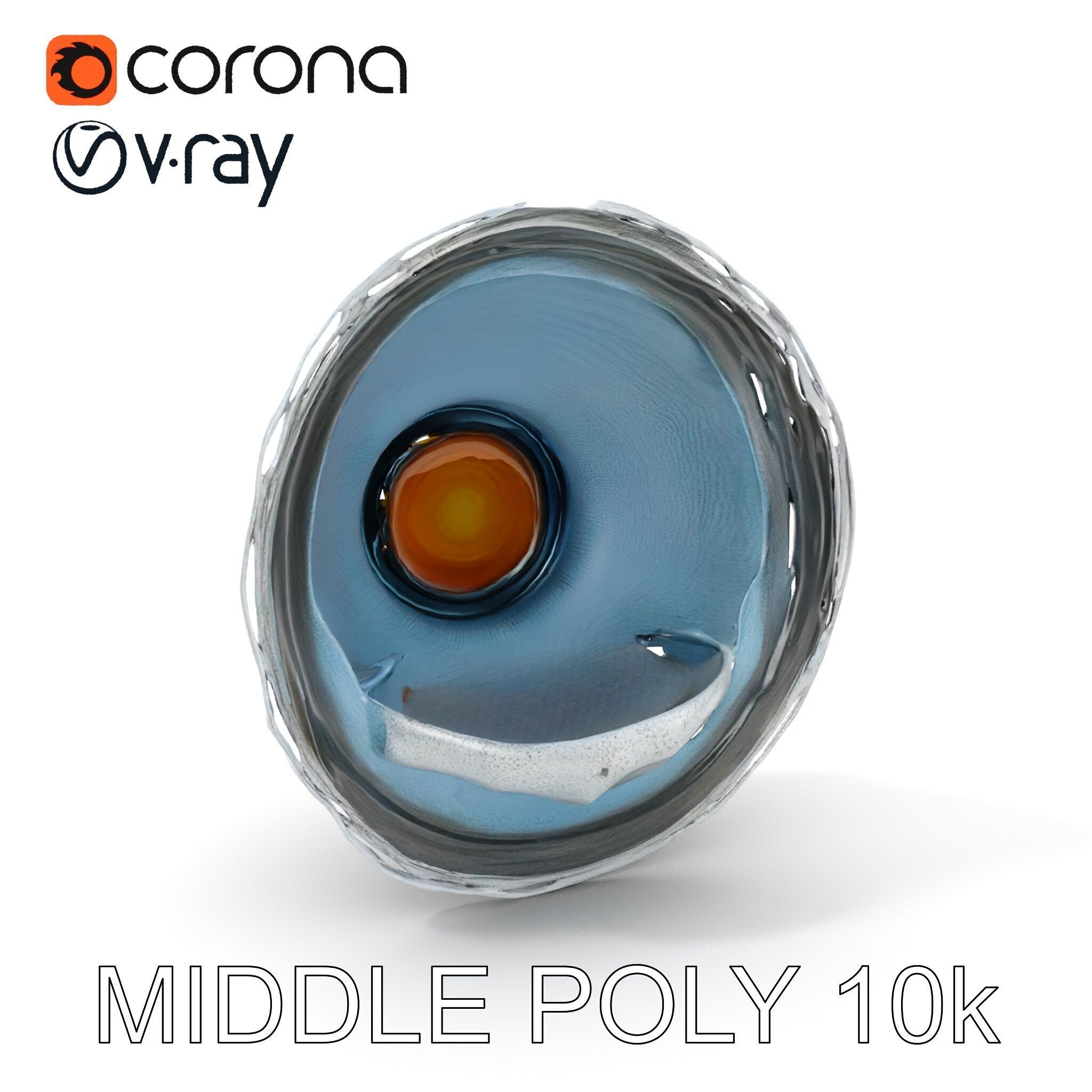 Layered Planet CrossSection Model Pack Low-poly 3D model_21