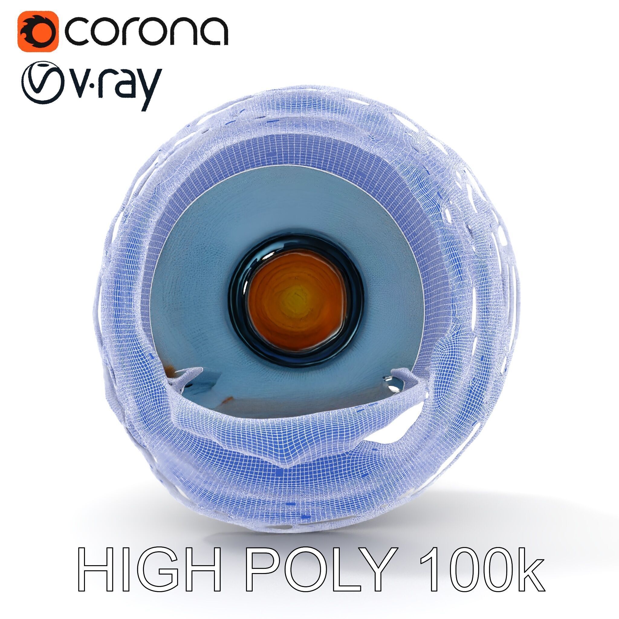 Layered Planet CrossSection Model Pack Low-poly 3D model_26