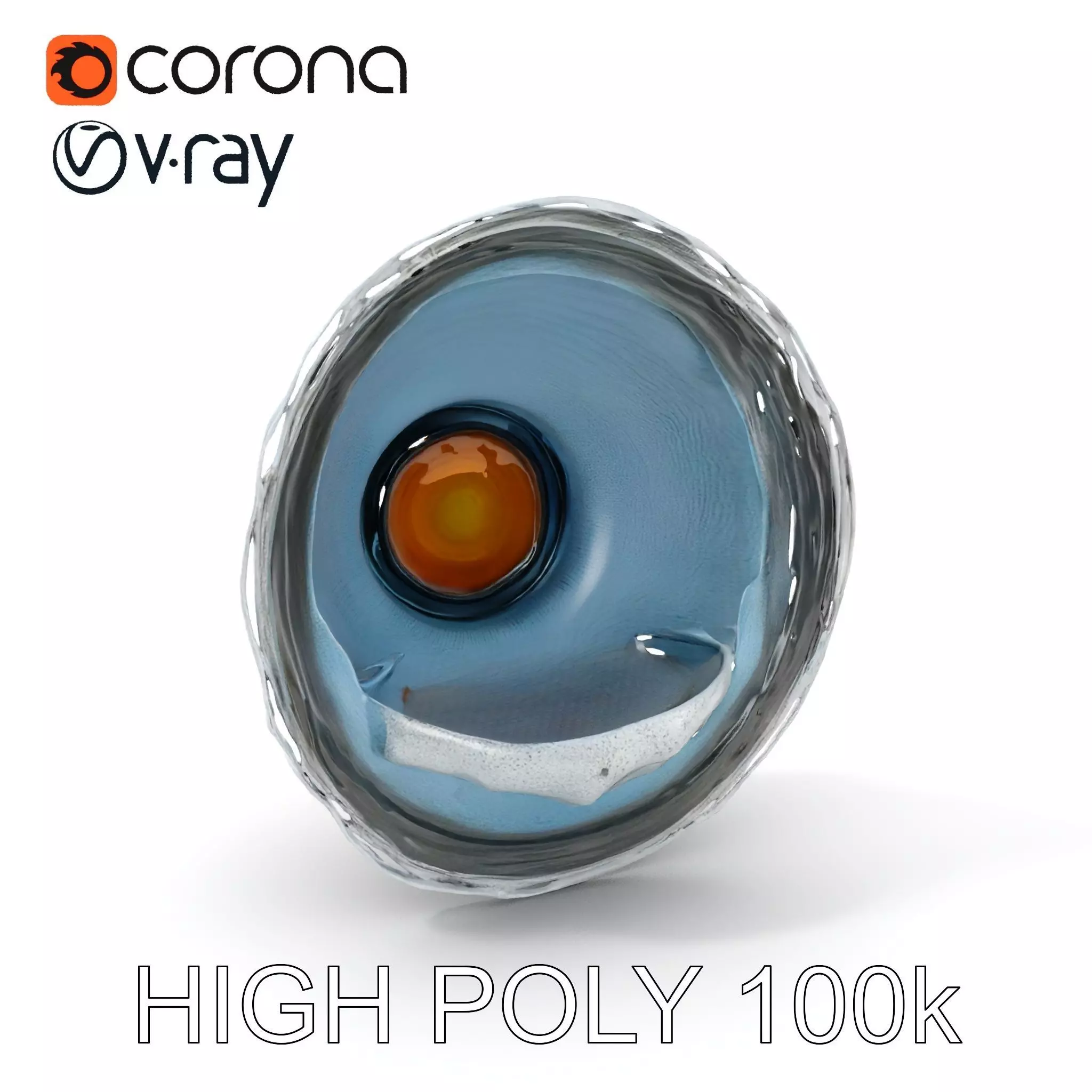 Layered Planet CrossSection Model Pack Low-poly 3D model_0