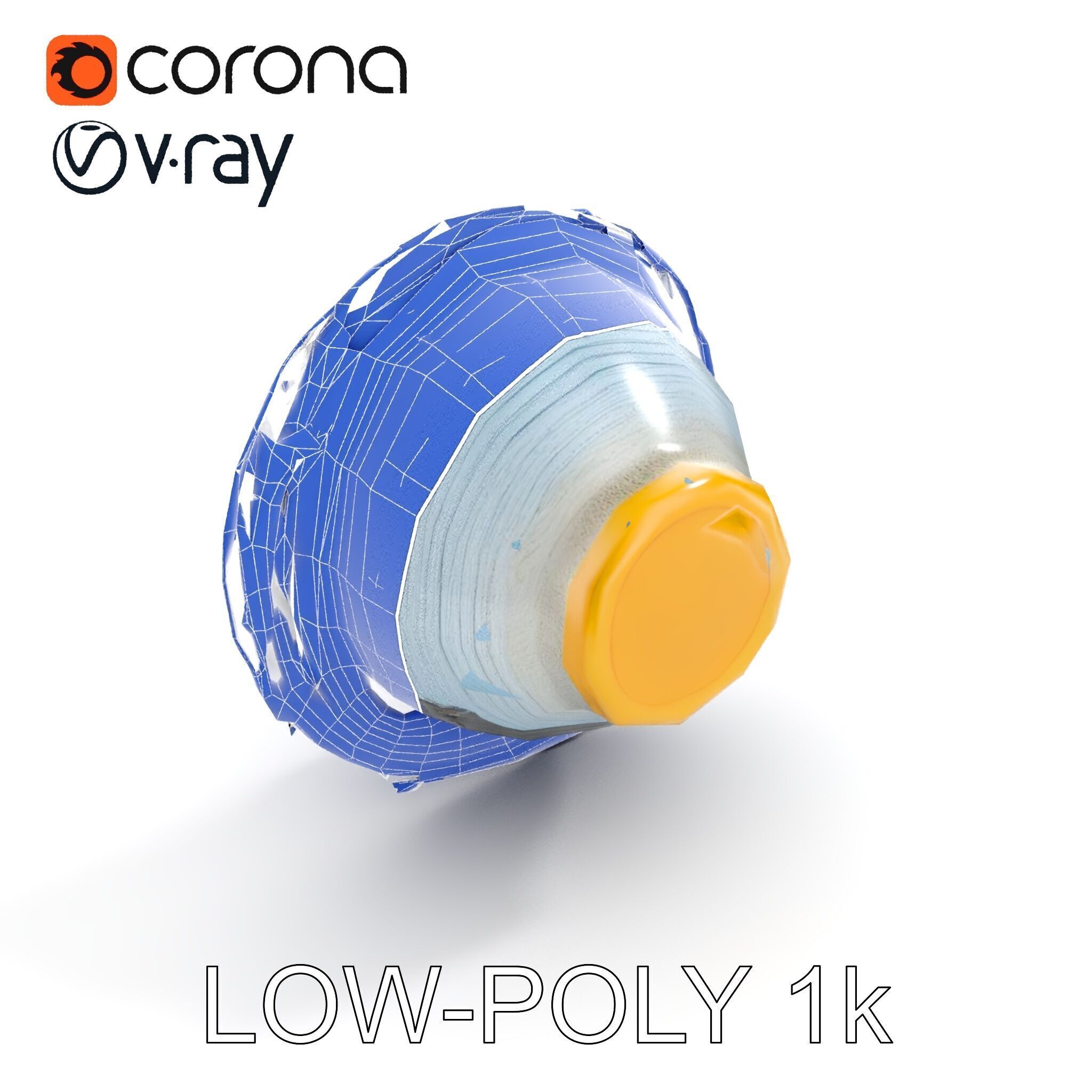 Layered Planet CrossSection Model Pack Low-poly 3D model_14