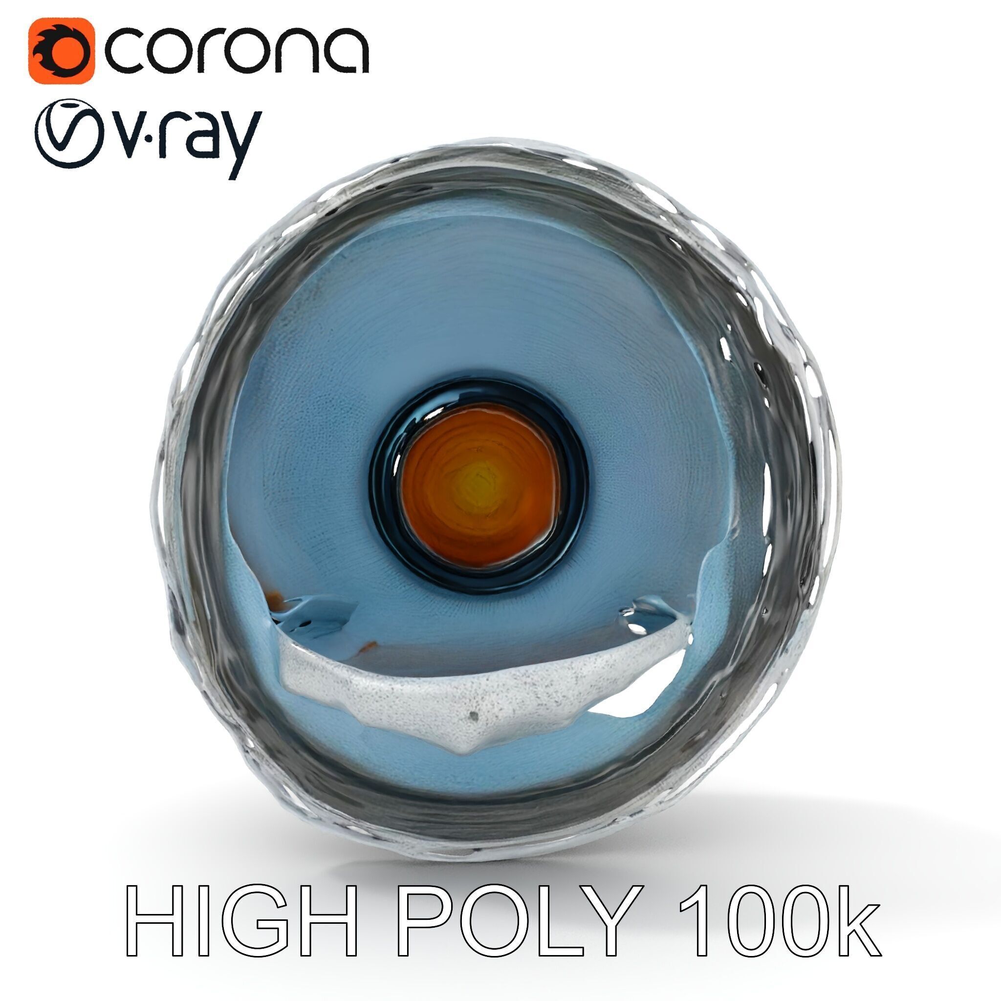 Layered Planet CrossSection Model Pack Low-poly 3D model_32