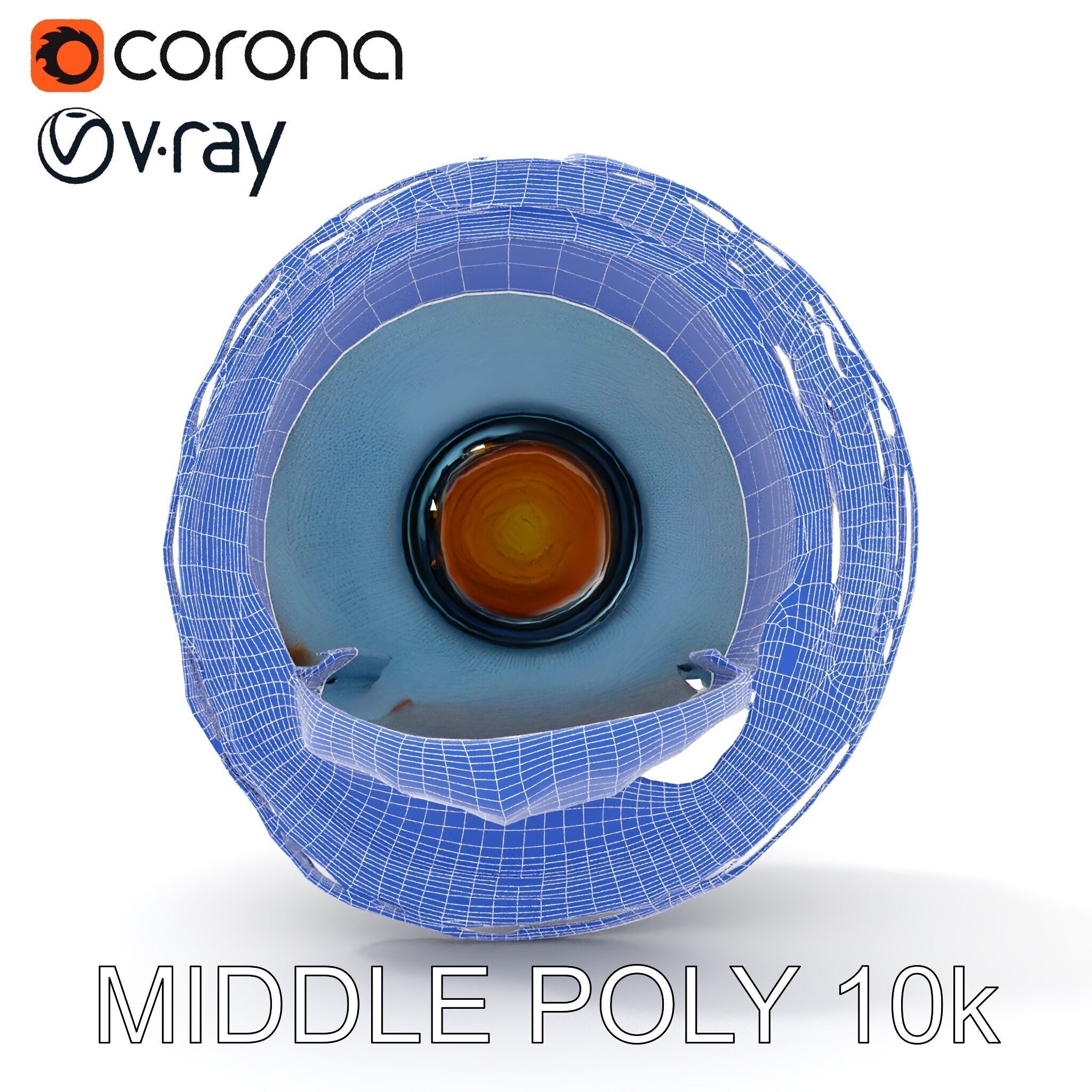 Layered Planet CrossSection Model Pack Low-poly 3D model_27