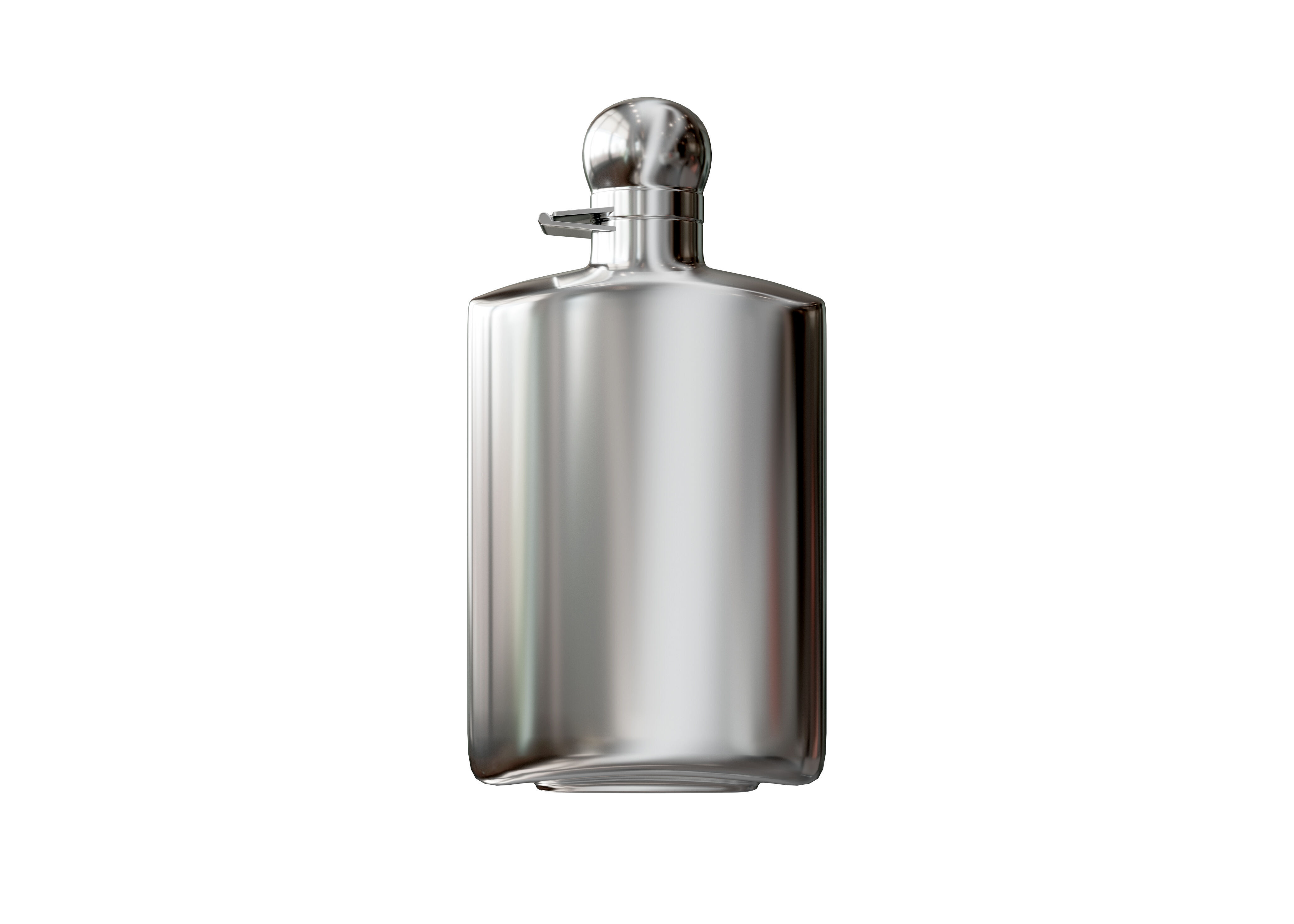 Whiskey Hip Flask 3D model_5