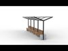  Bus Stop Bus Shelter 3D model_1