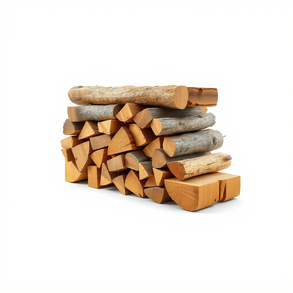 Firewood Log Stack Model Pack for Realistic Rendering Low-poly 3D model_2